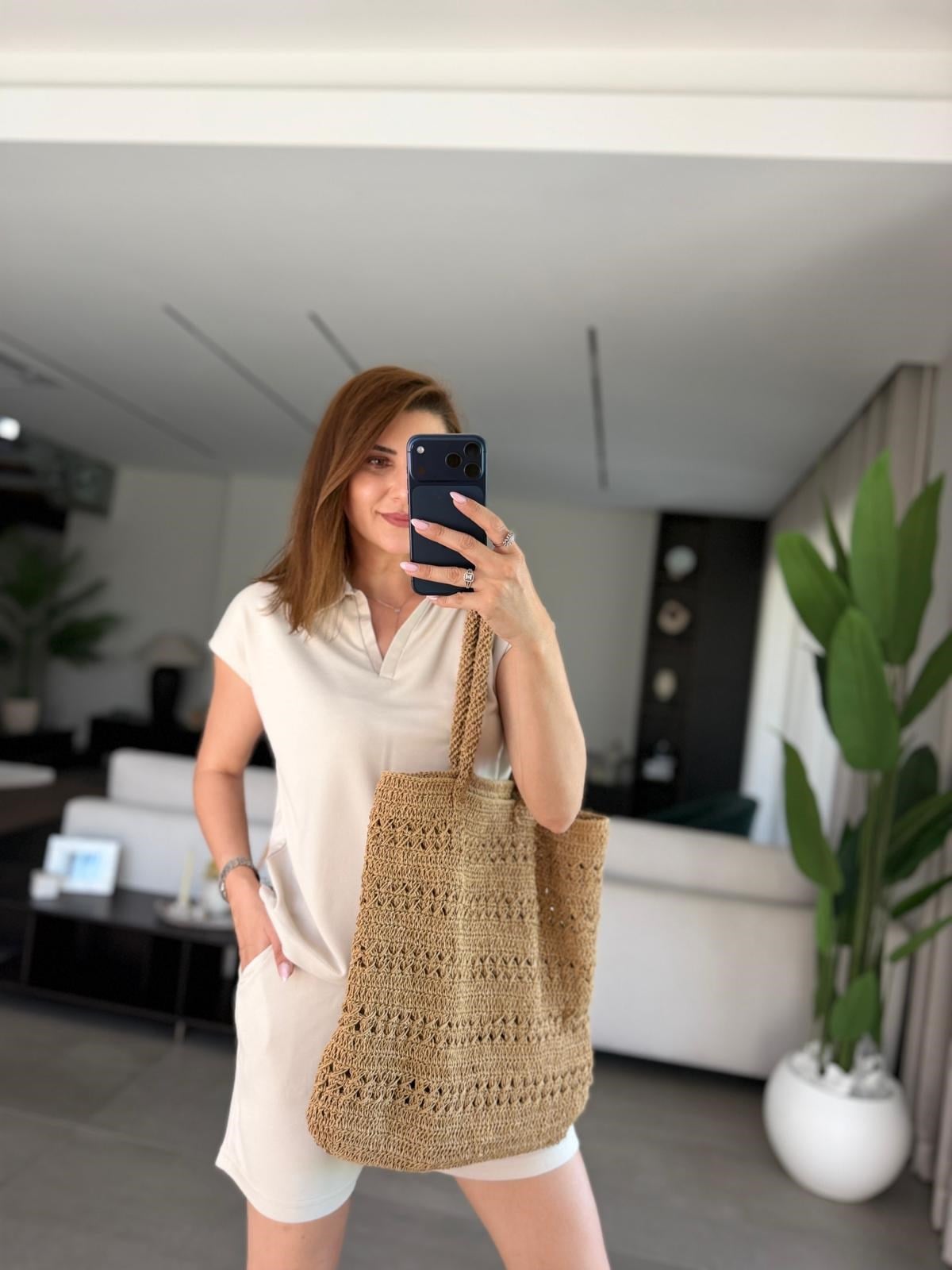 Taş  Polo Yaka Oys Şort Takım