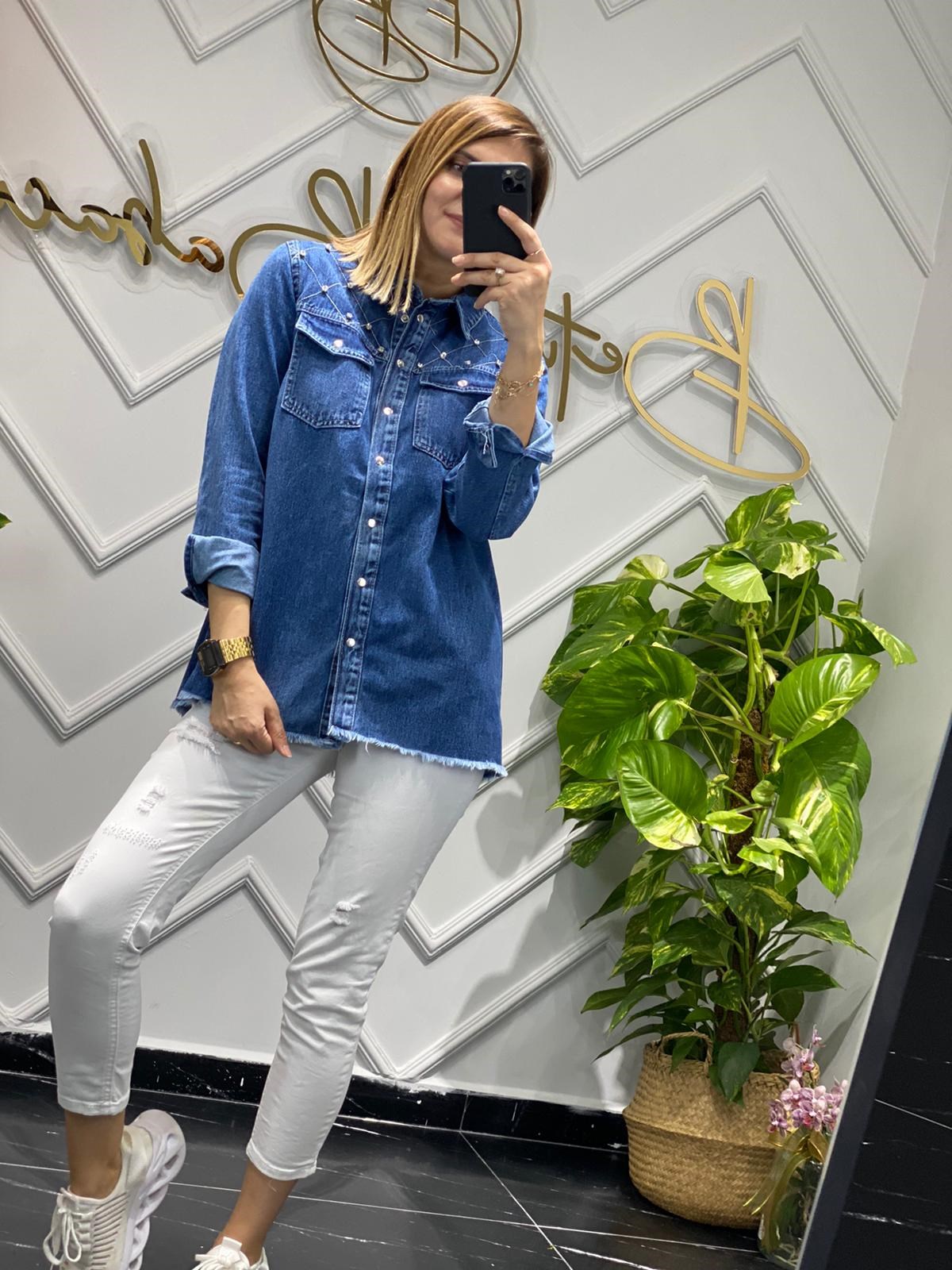 TAŞLI KOT GÖMLEK