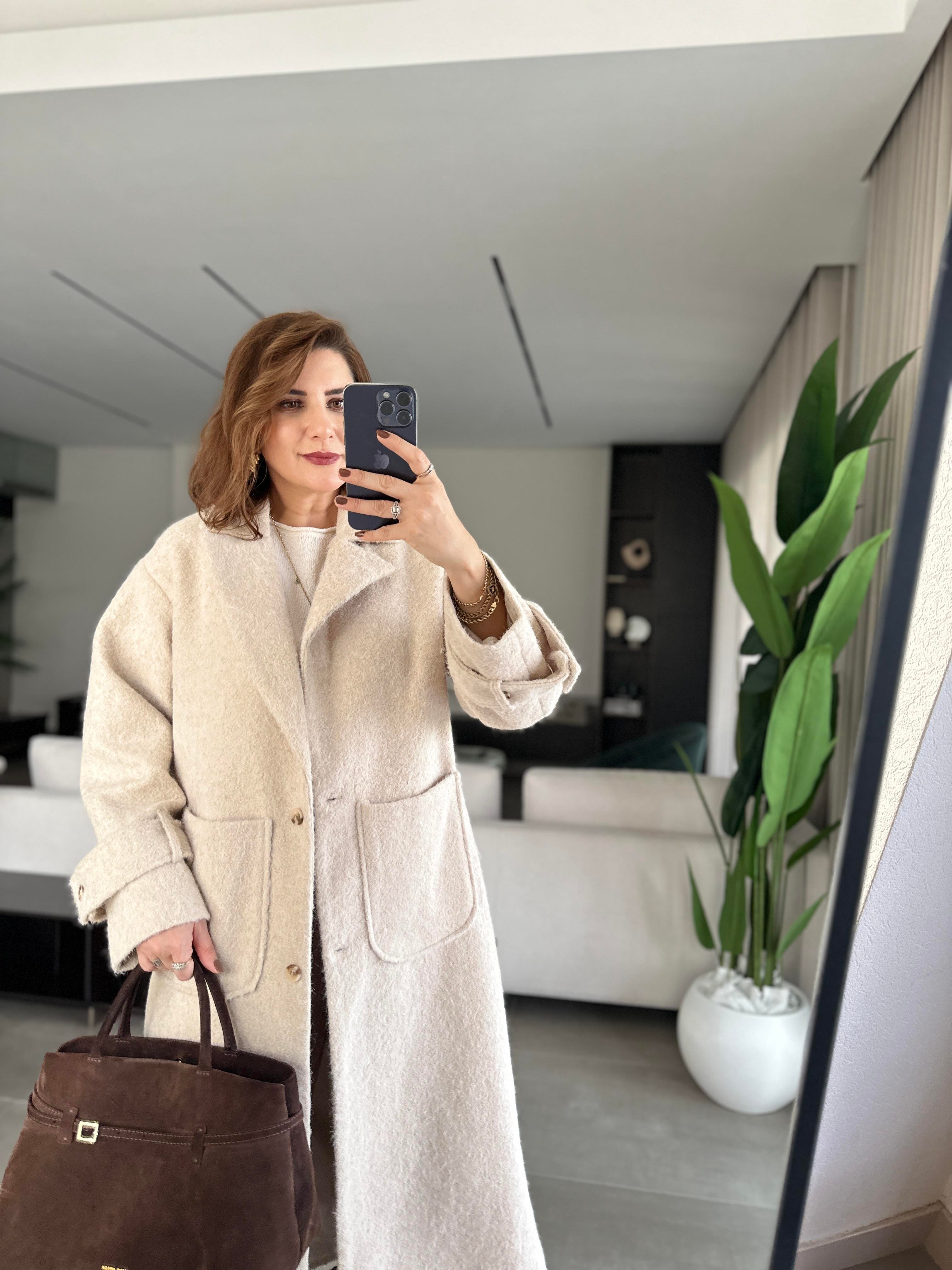 Torba Cepli Kaşe Kaban