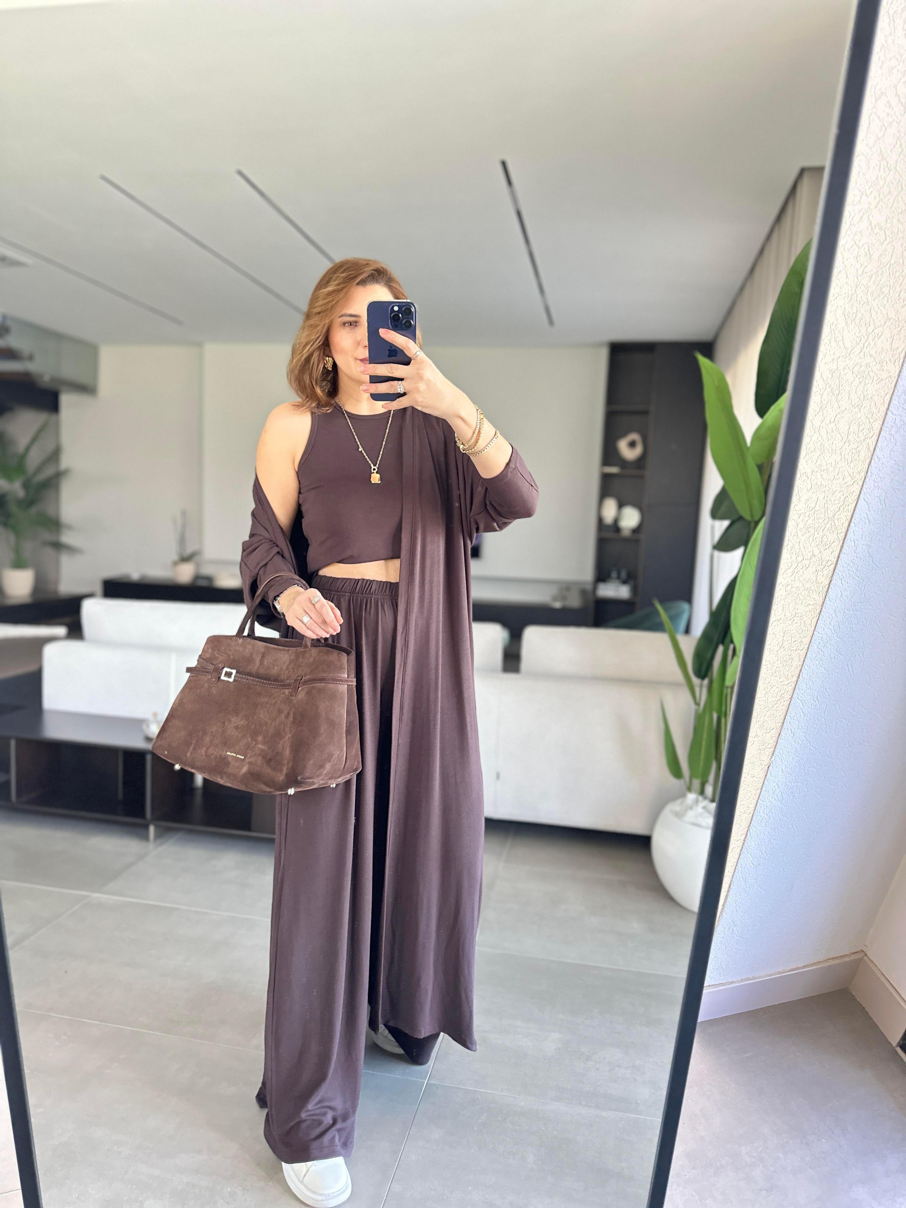 Triko uzun Hırkalı Takım