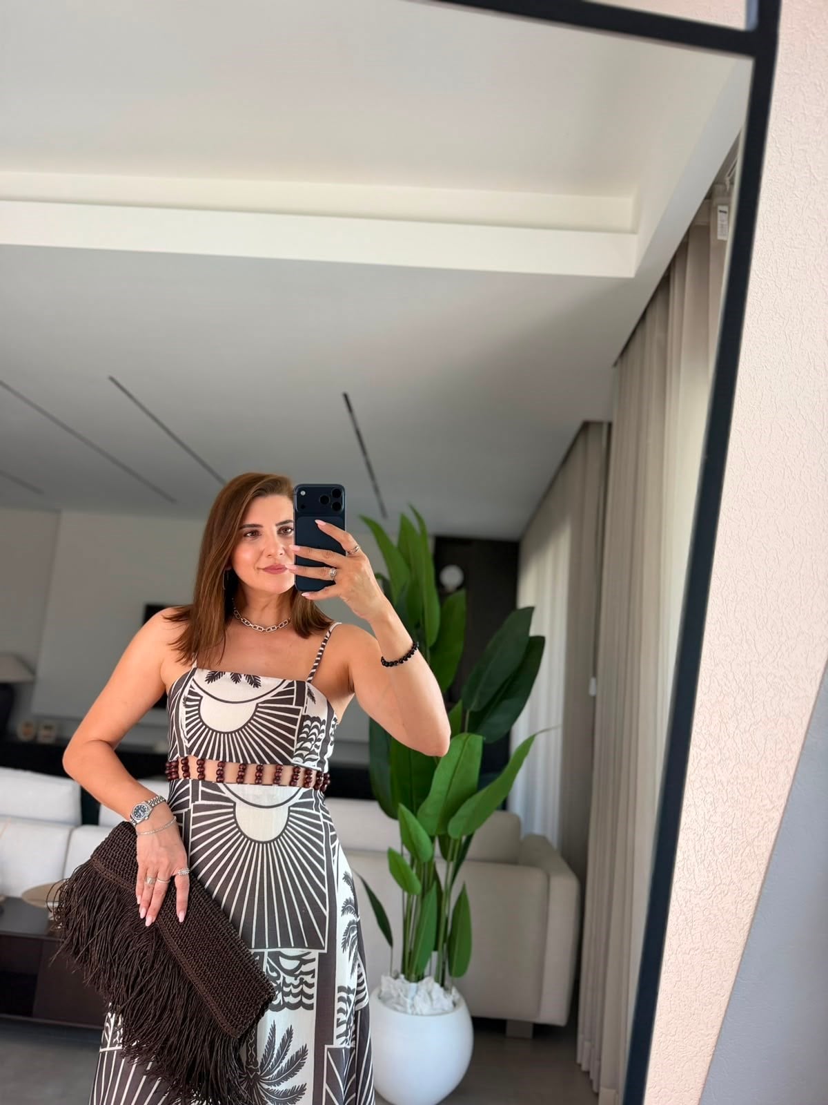 Tropica Bel Boncuklu Elbise