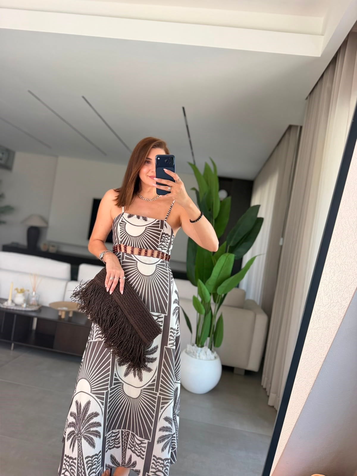 Tropica Bel Boncuklu Elbise