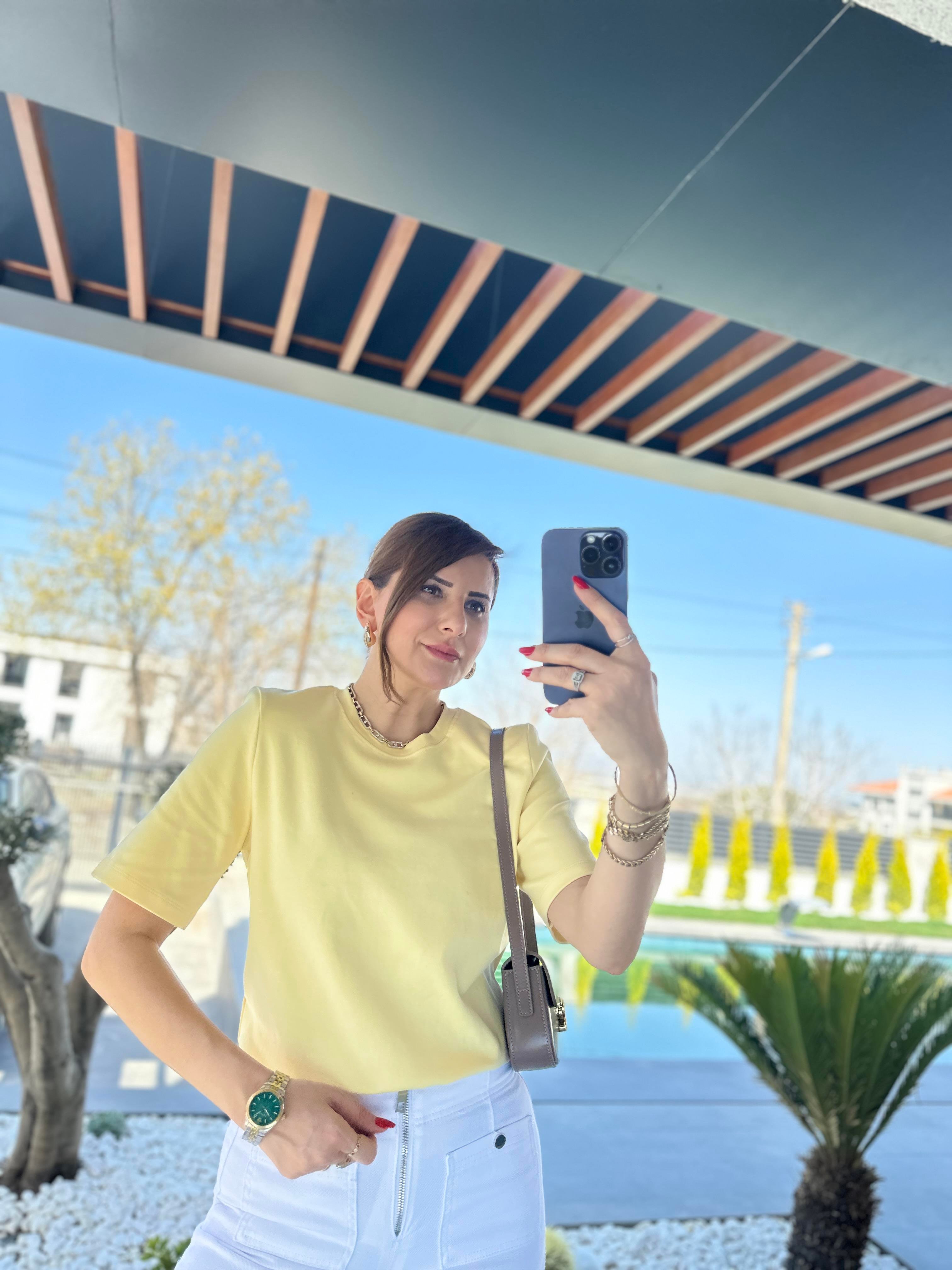 Vatkalı Kısa Kol T-shirt