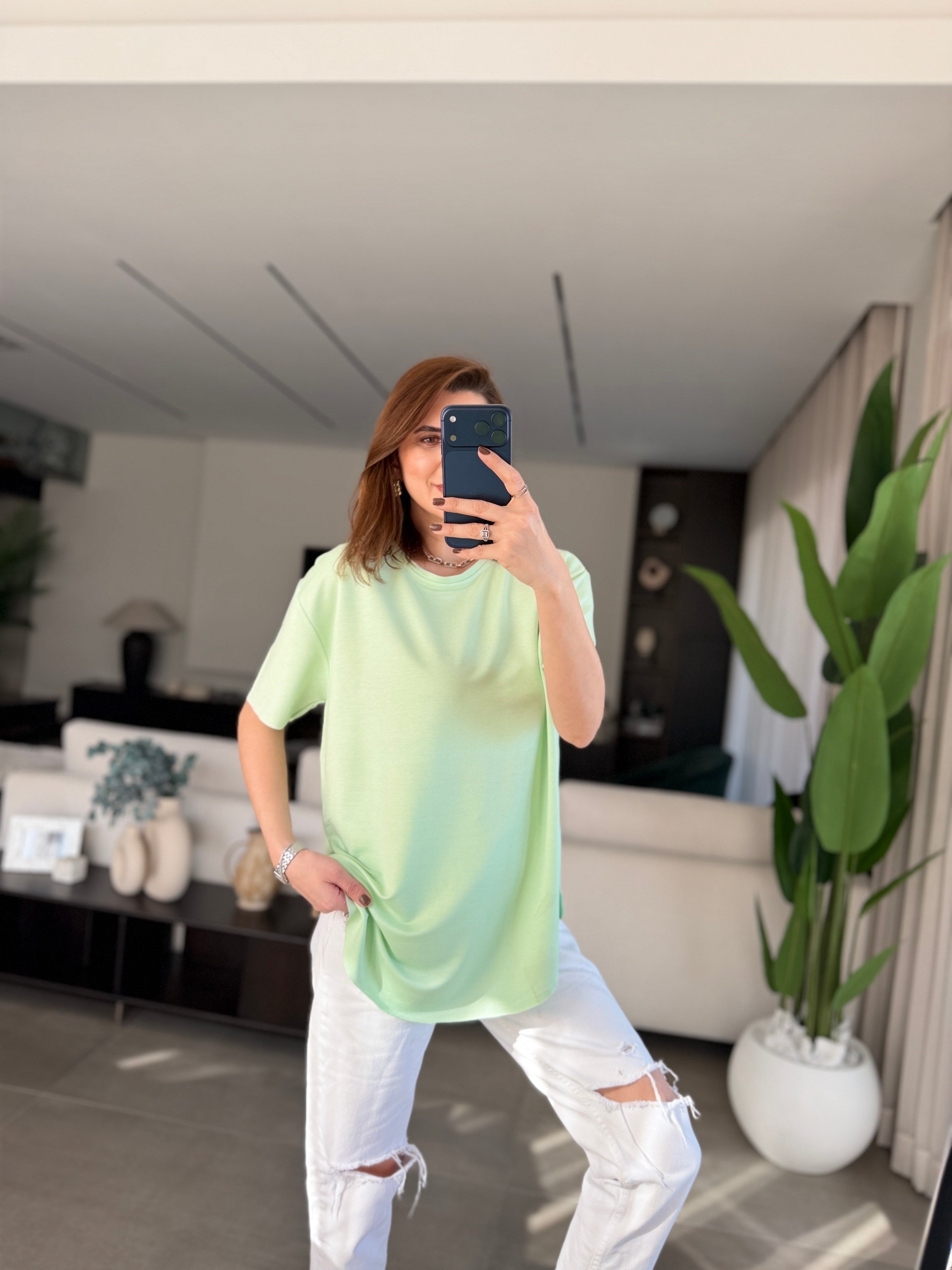 Yeşil Versa Basic T-shirt