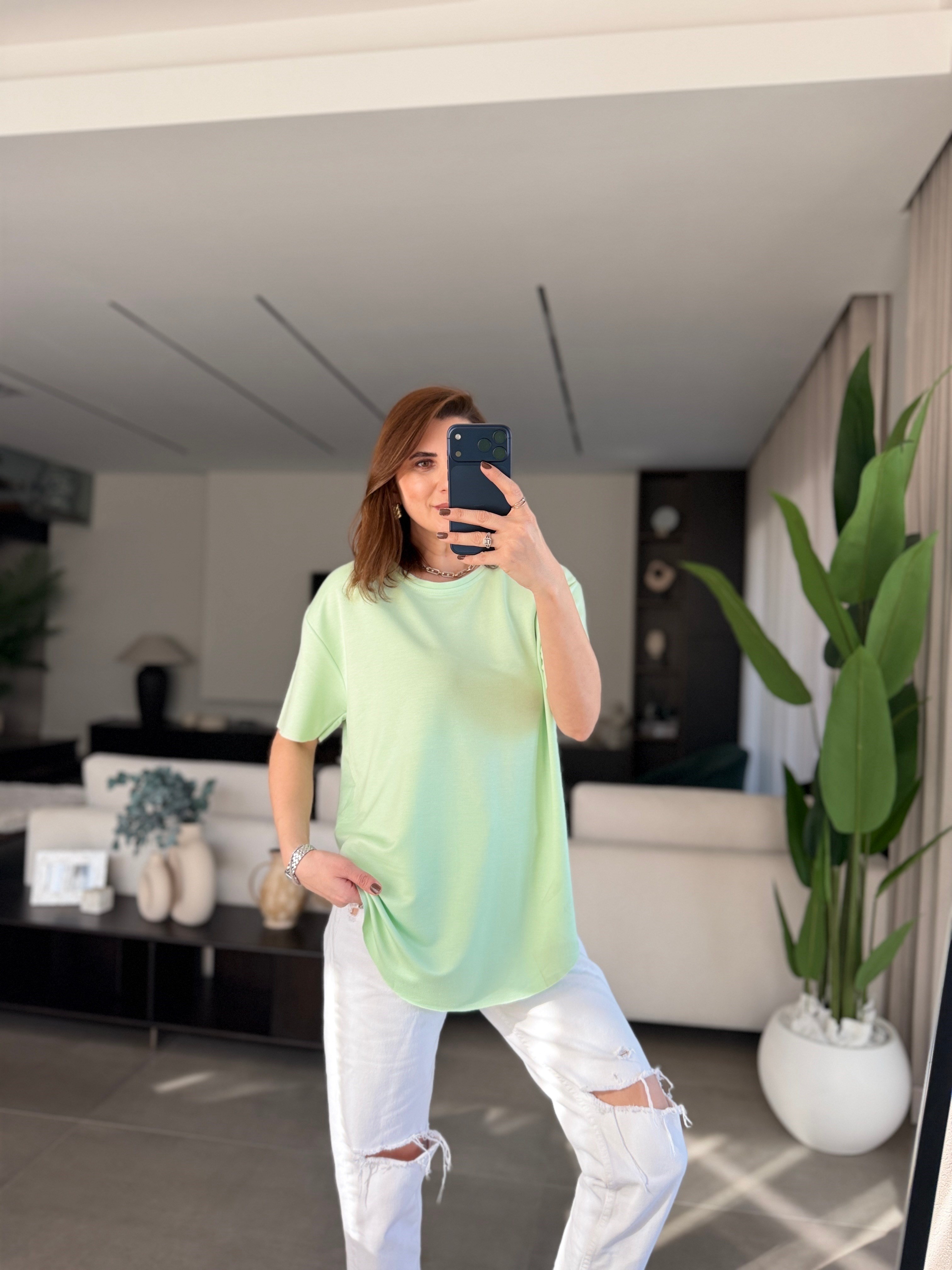 Yeşil Versa Basic T-shirt