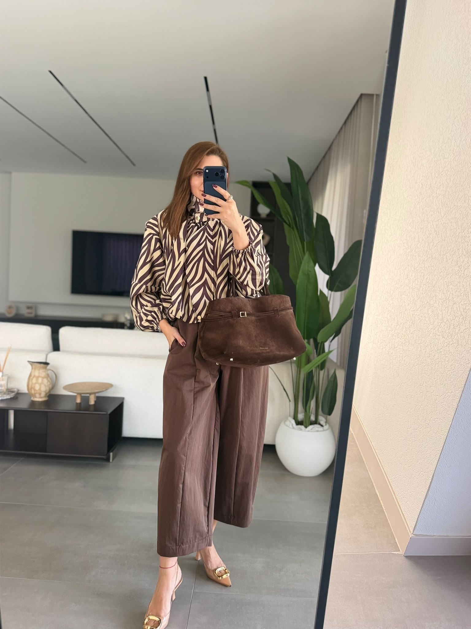Zebra Desenli Yağmmurluk