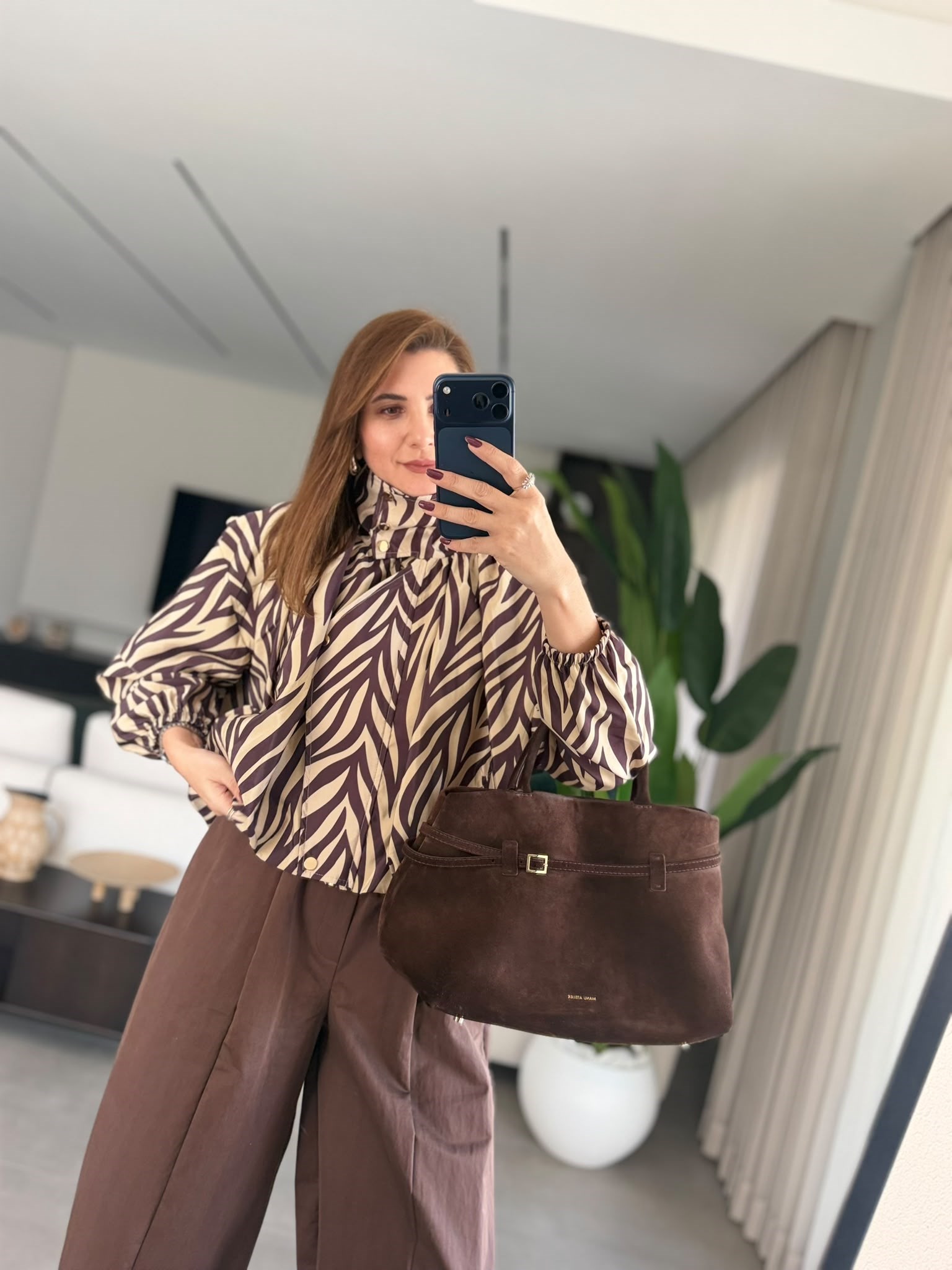 Zebra Desenli Yağmmurluk