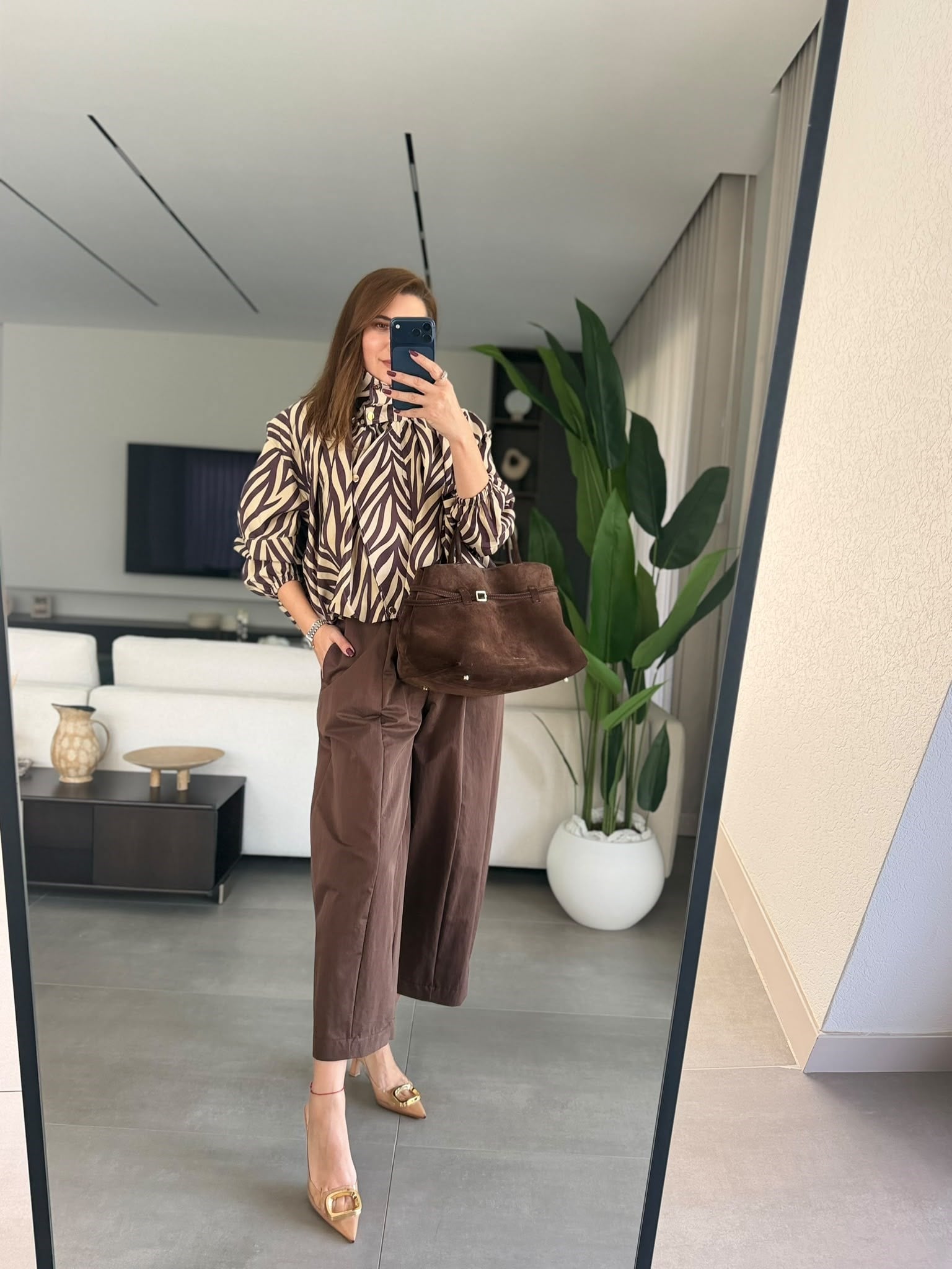 Zebra Desenli Yağmmurluk