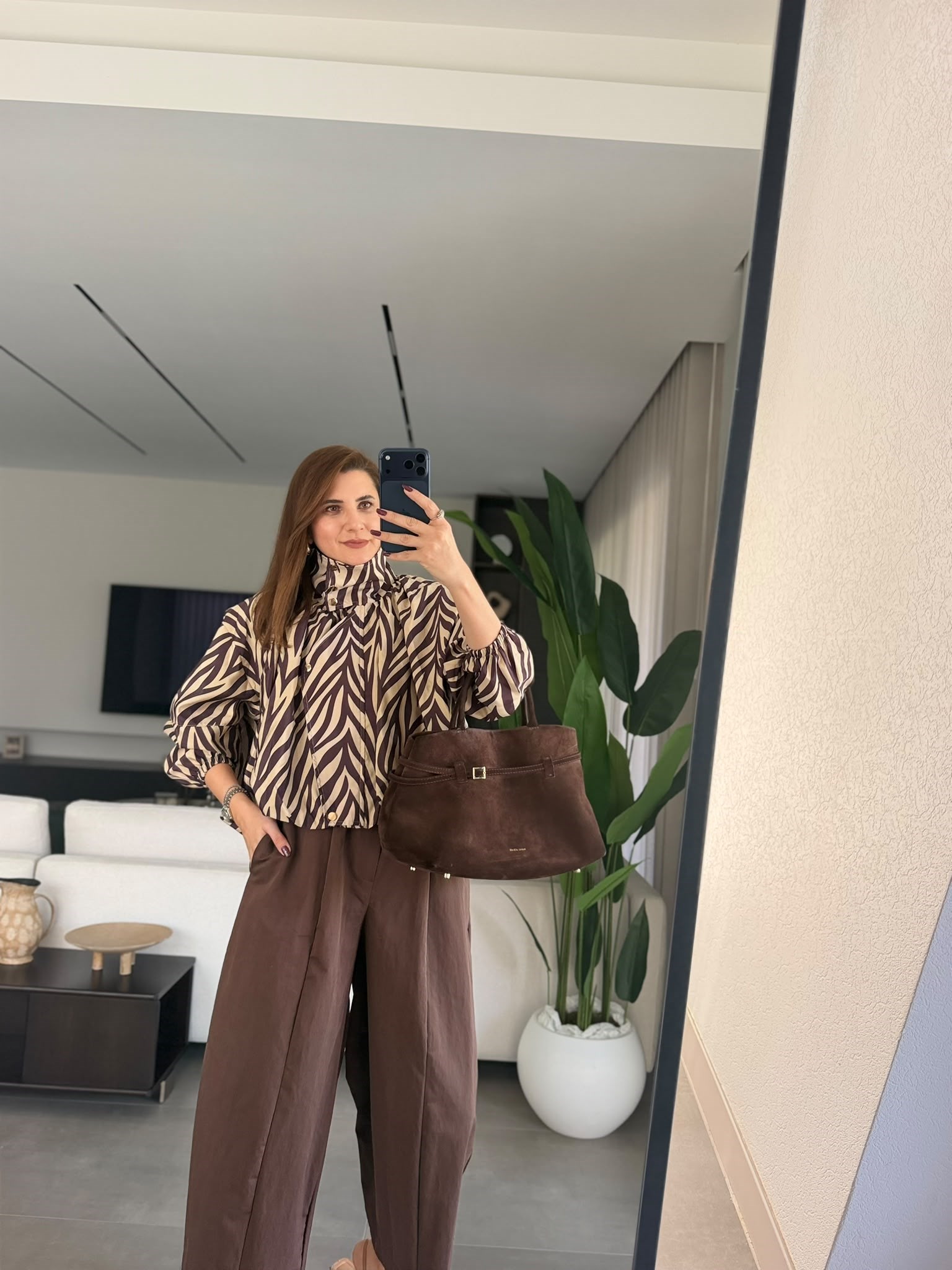 Zebra Desenli Yağmmurluk