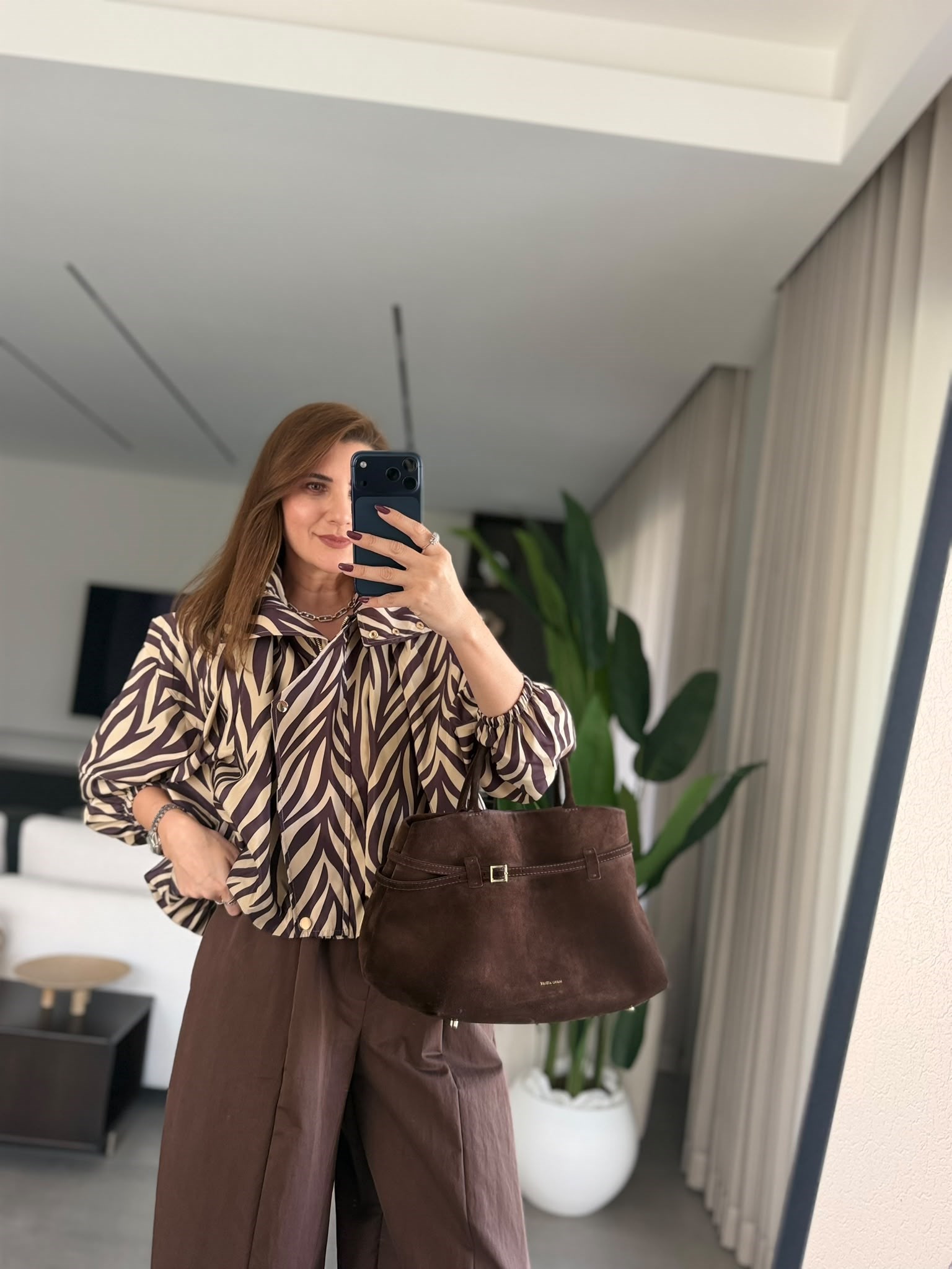 Zebra Desenli Yağmmurluk