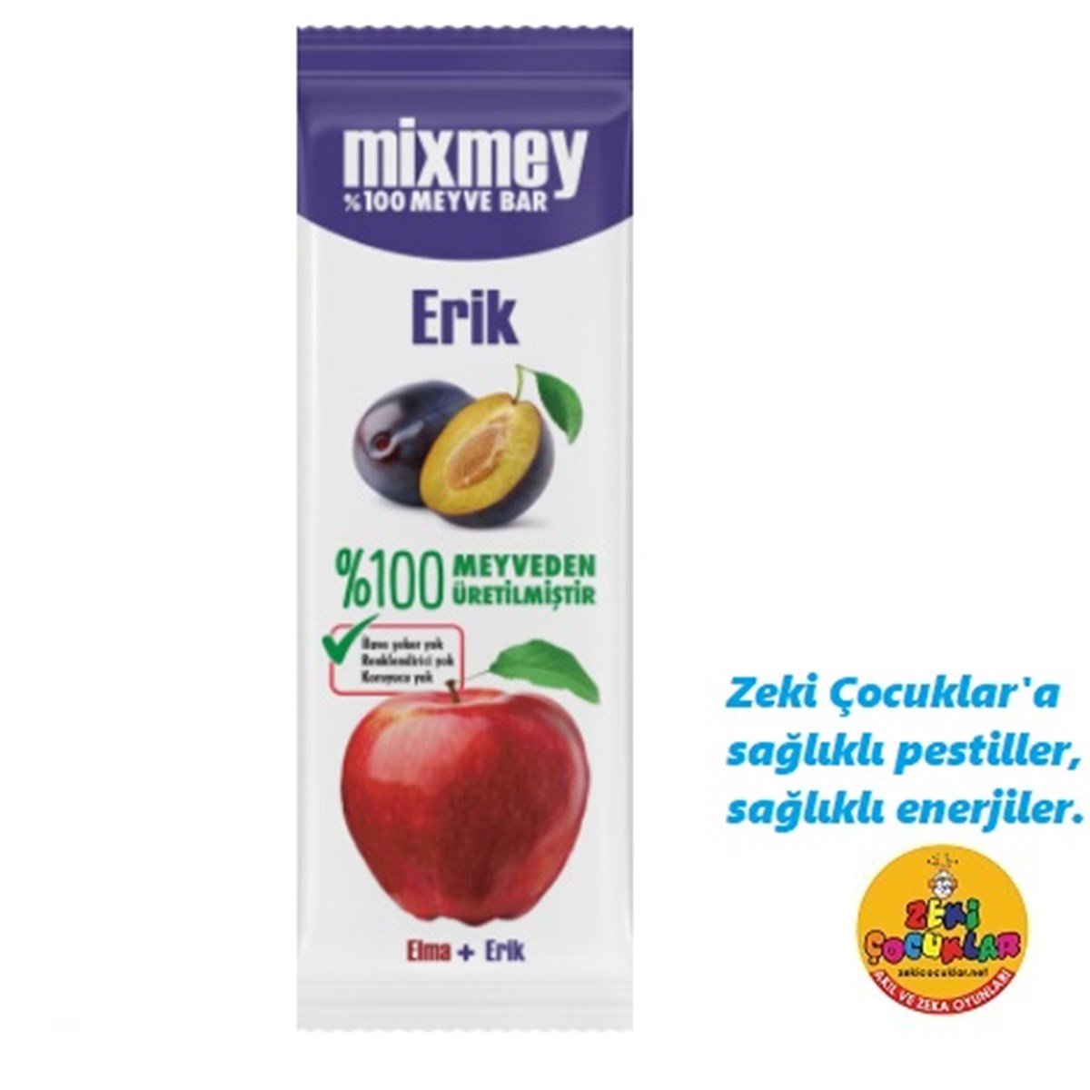 Erik + Elma %100 Meyve Bar Mixmey 20gr.