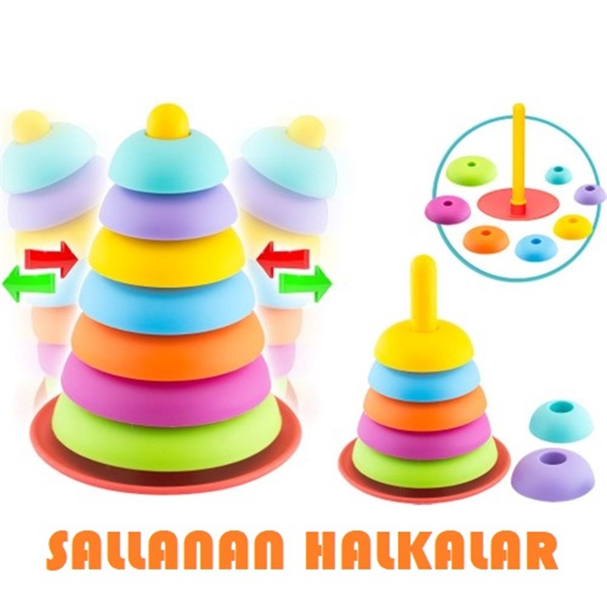 Sallanan Halkalar Kule Oyunu