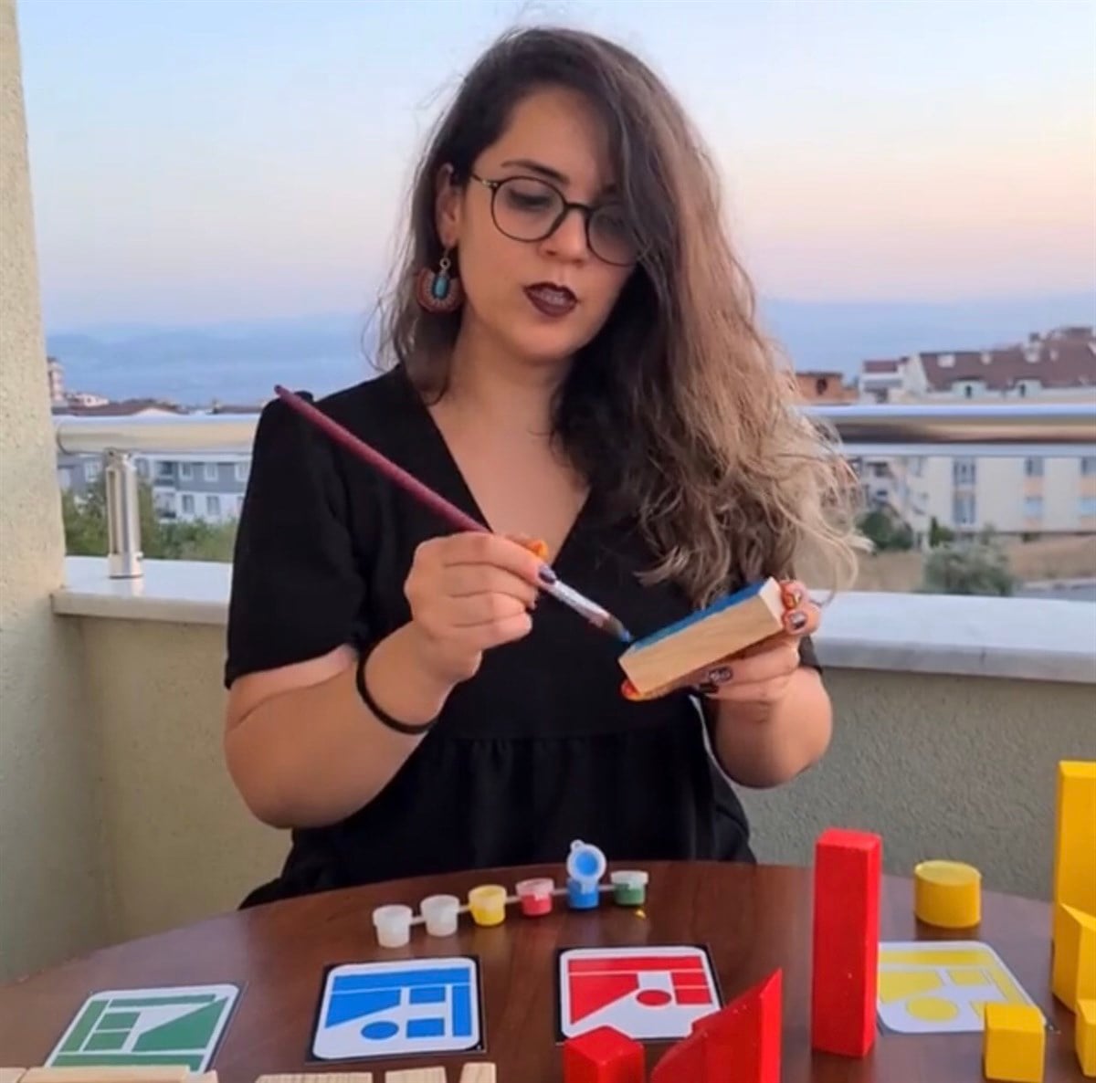 Zeki Ahşap Bloklar & Boyama