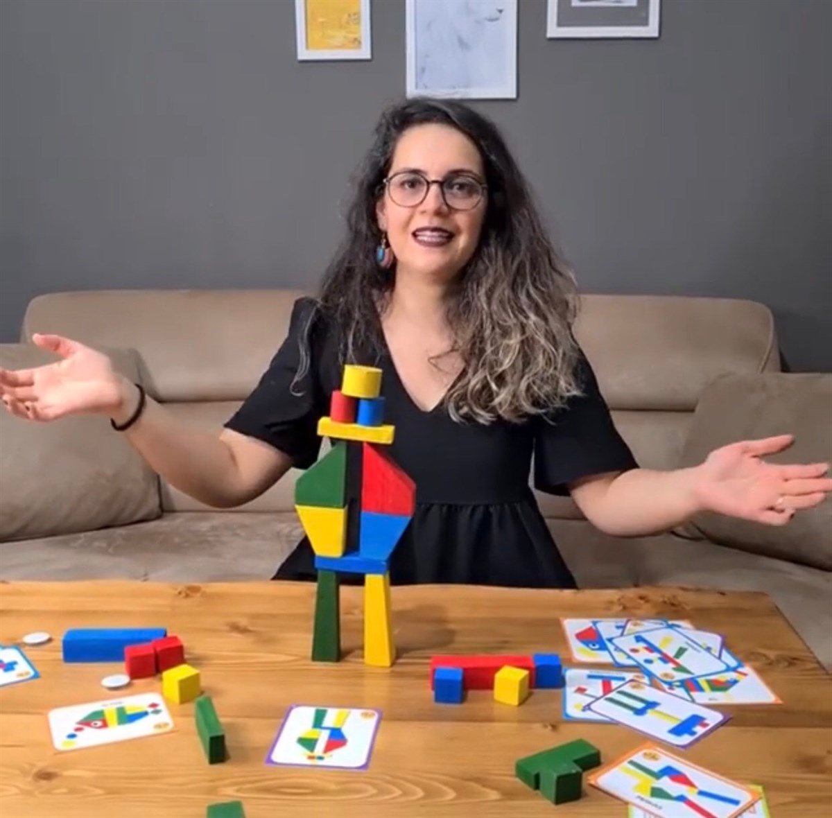 Zeki Ahşap Bloklar & Boyama