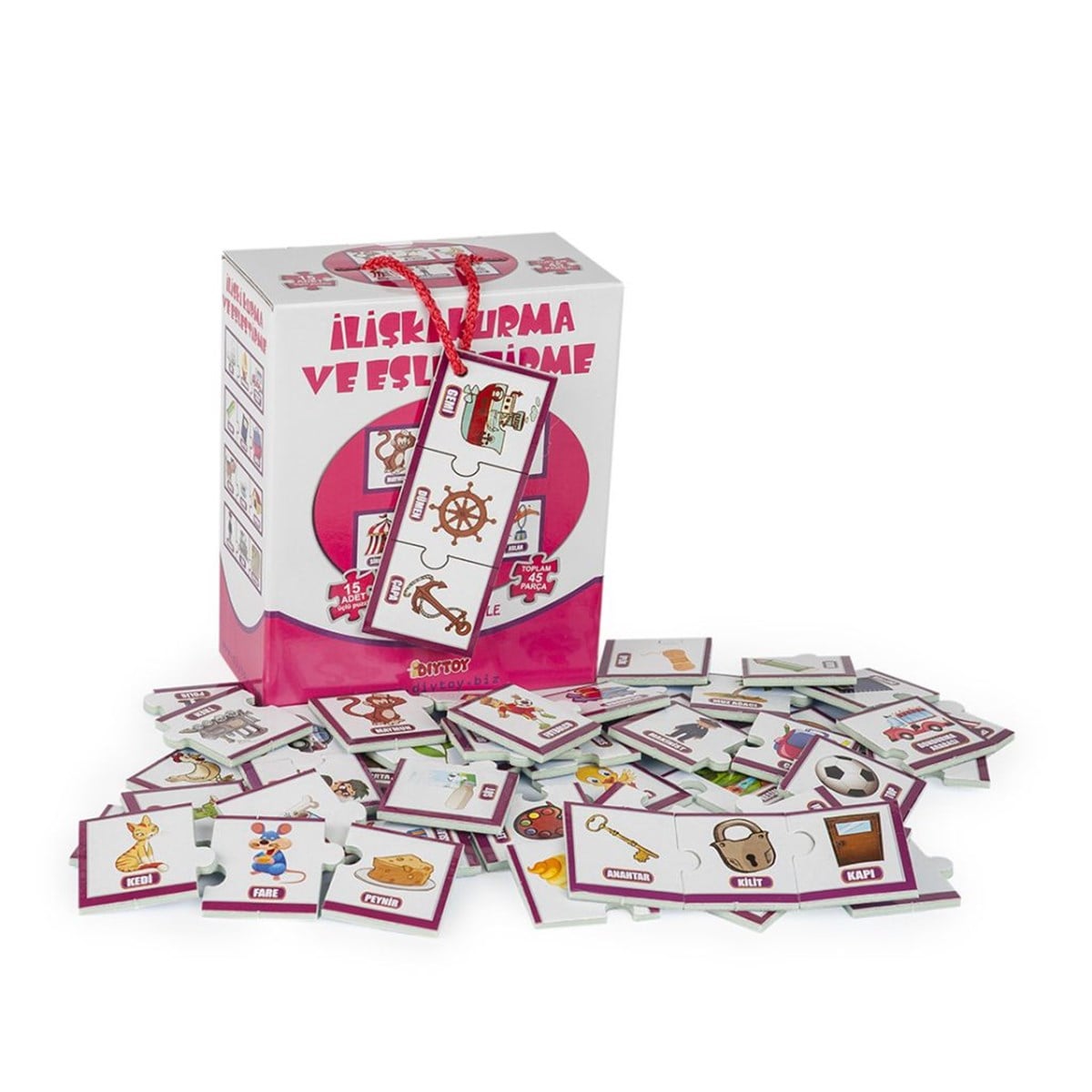 Zeki İlişki Kurma ve Eşleştirme 3lü Puzzle