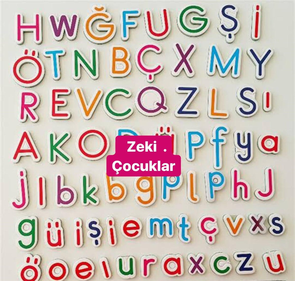 Zeki Magnet Alfabe Harfler Manyetik