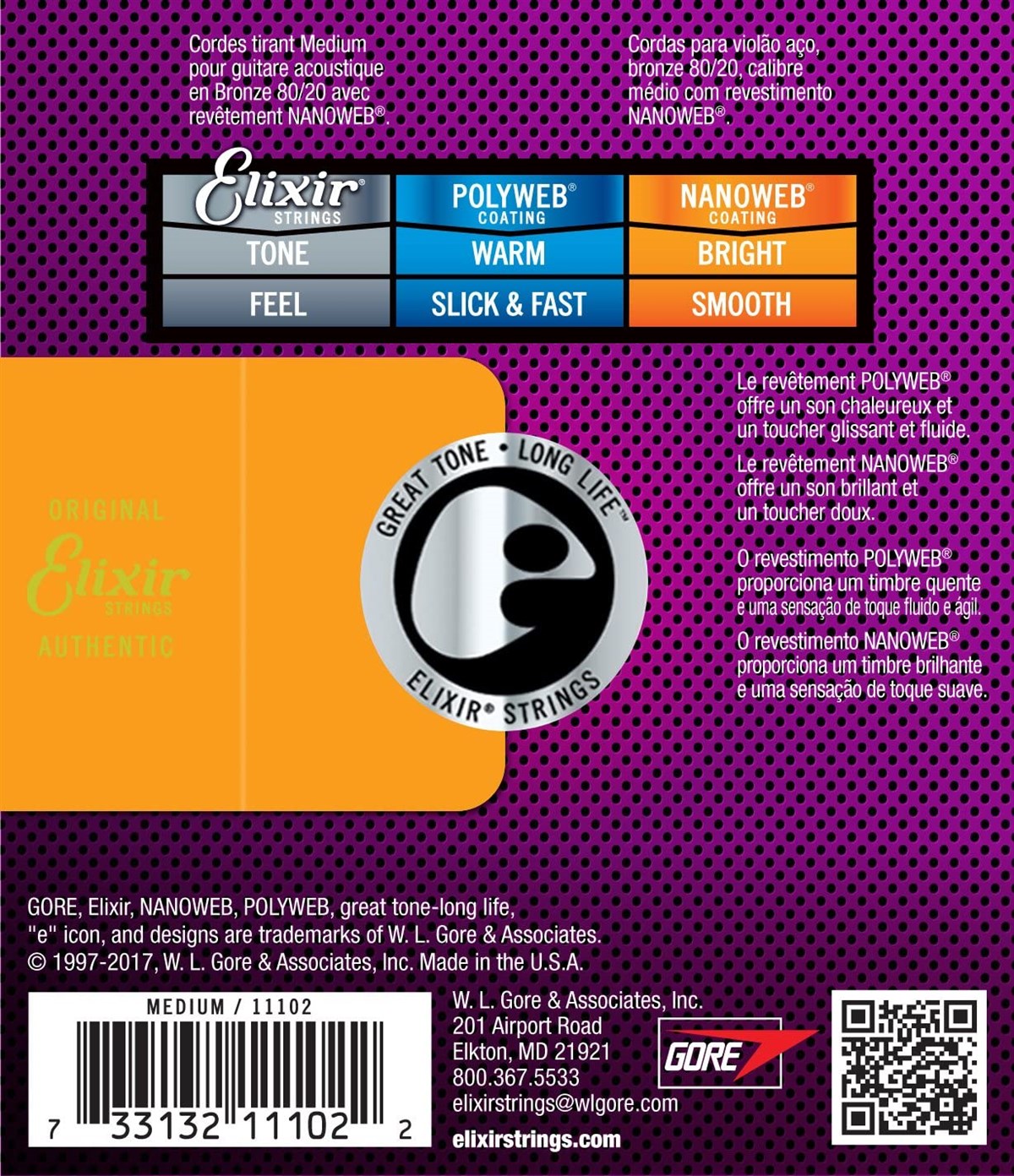 Elixir 011-052 Fosfor Bronze Akustik Gitar Teli