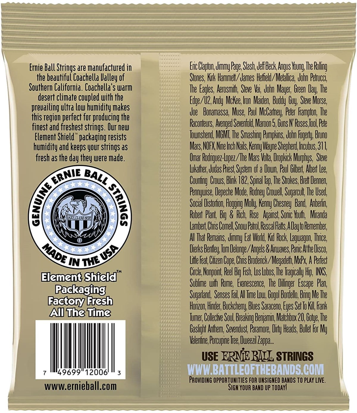 Ernie Ball 2006 010-050 Extra Light Akustik Gitar Teli