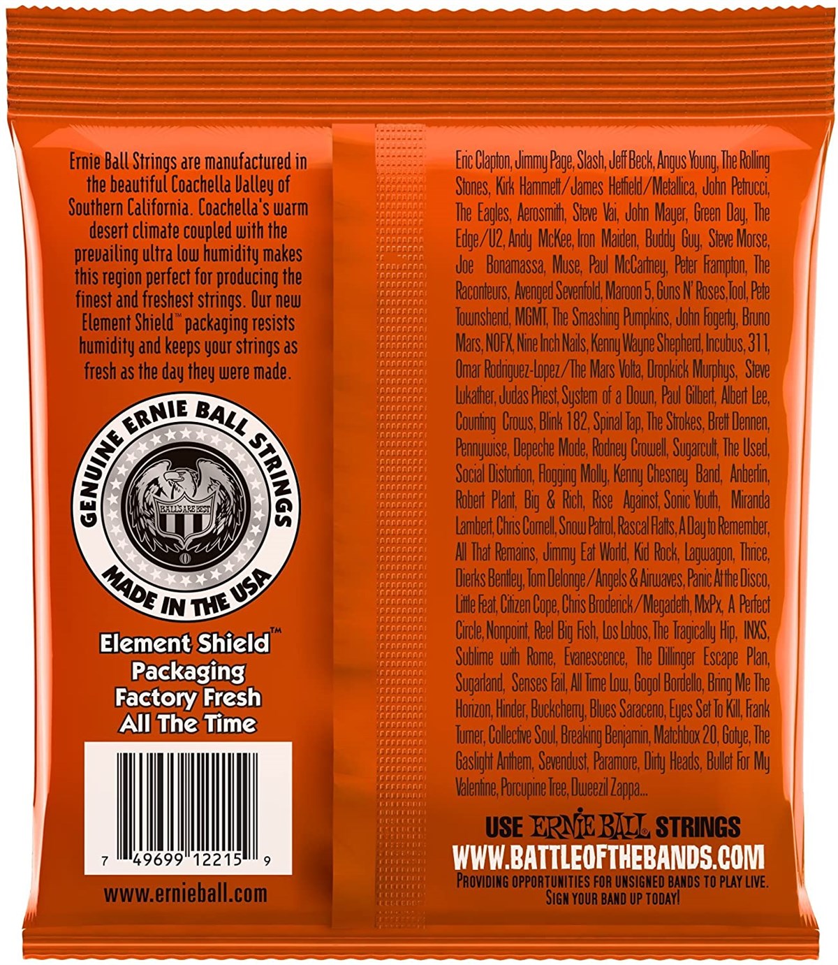 Ernie Ball 2215 010-052 Elektro Gitar Teli
