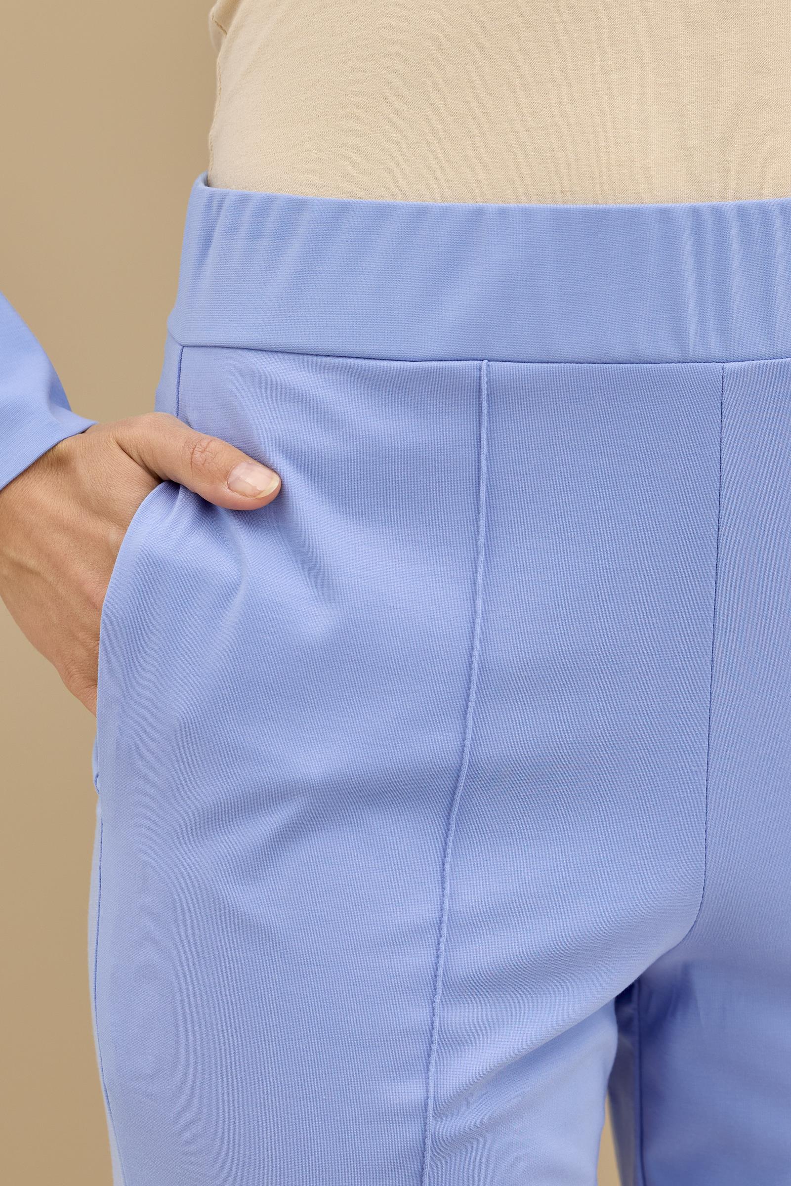 Asimetrik Kesimli Aksesuar Detaylı Takim MAVİ