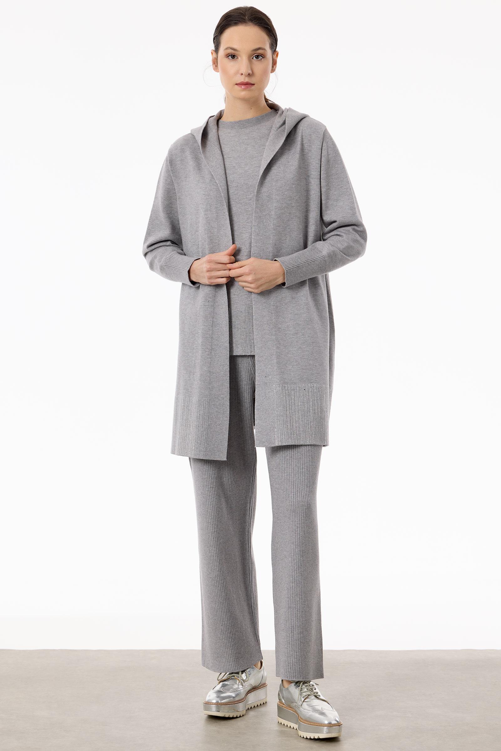 Basic 3'lü Triko Takım GRİ