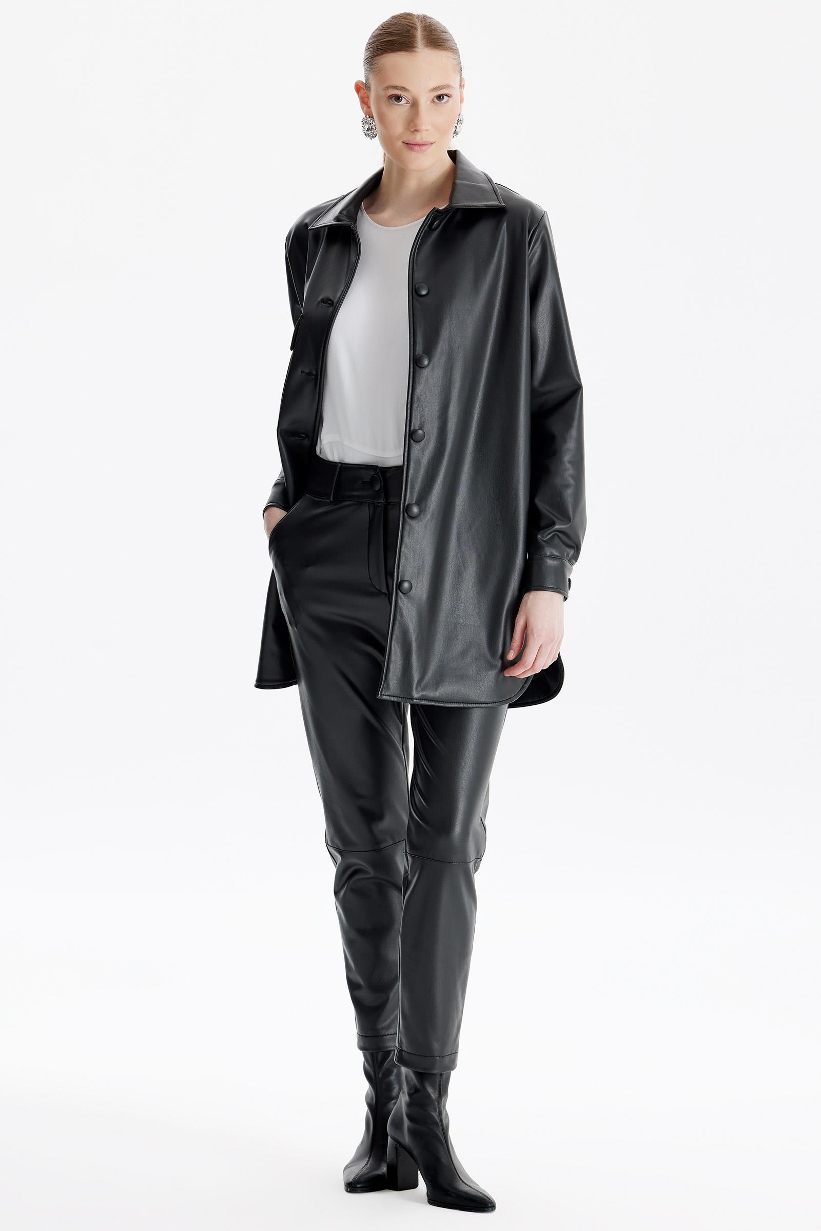 Deri İkili Takım SİYAH