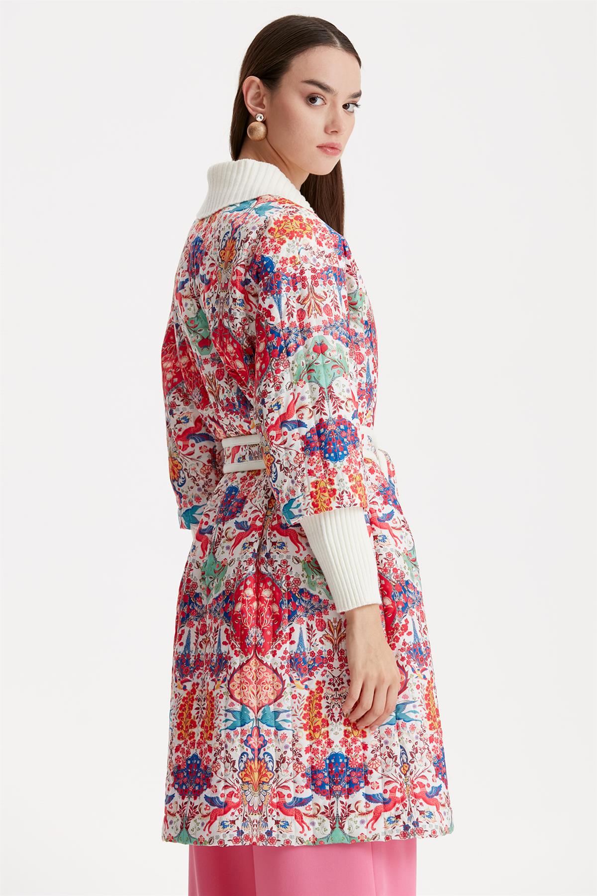 DESENLİ KAPİTONE KABAN FUŞYA