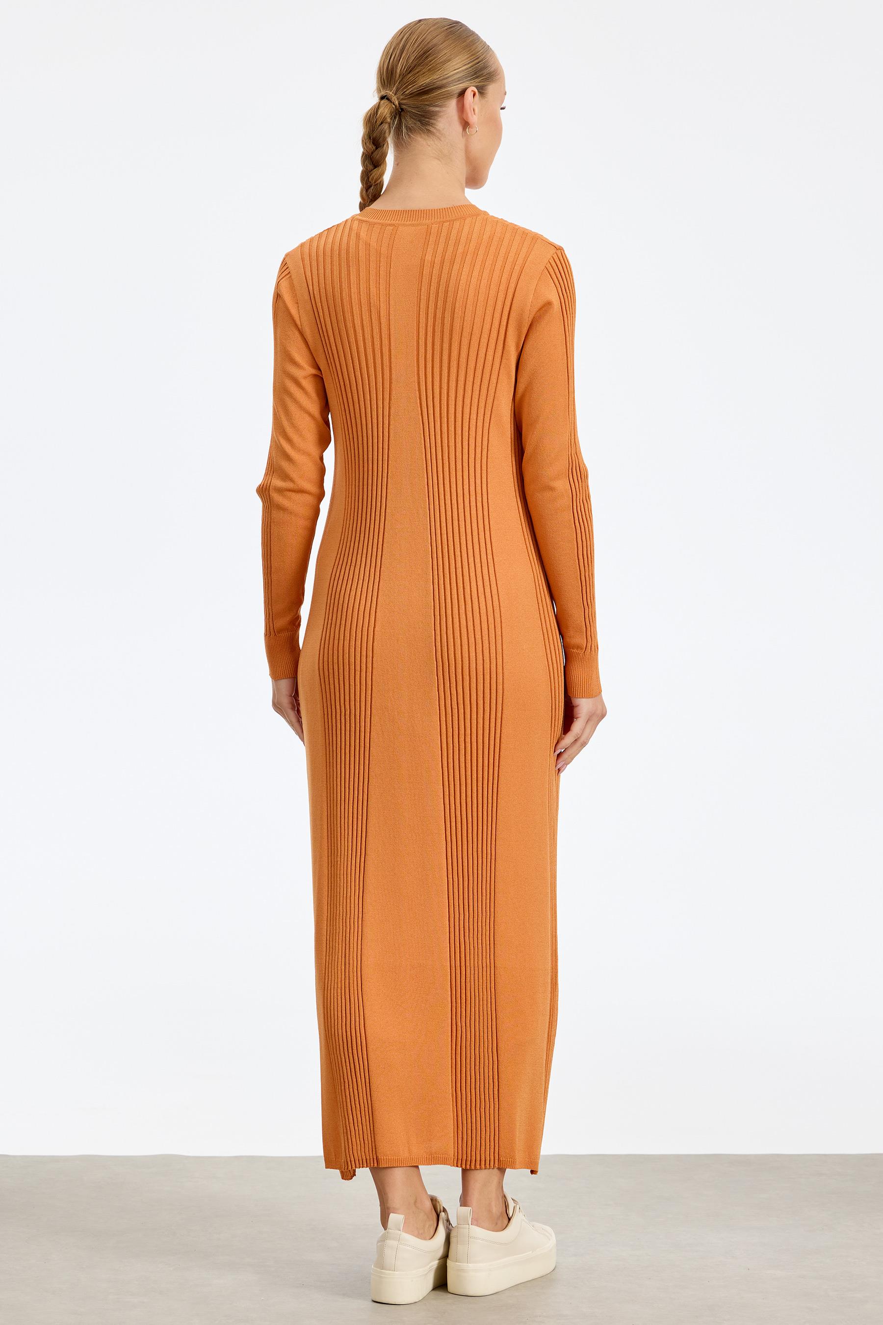 Fitil Detaylı Rayon Elbise SOMON