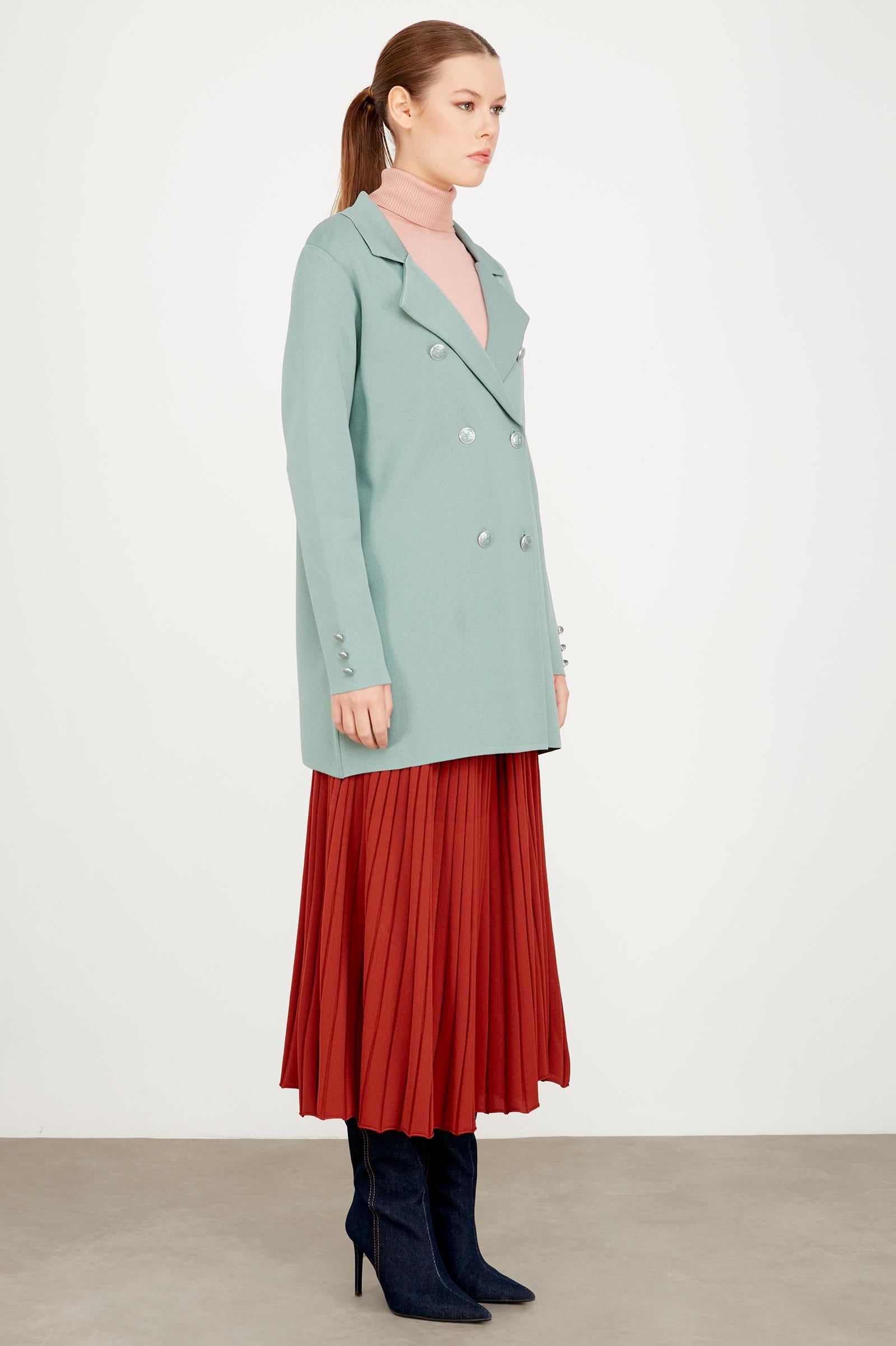 KRUVAZE YAKA RAYON HIRKA A.YEŞİL