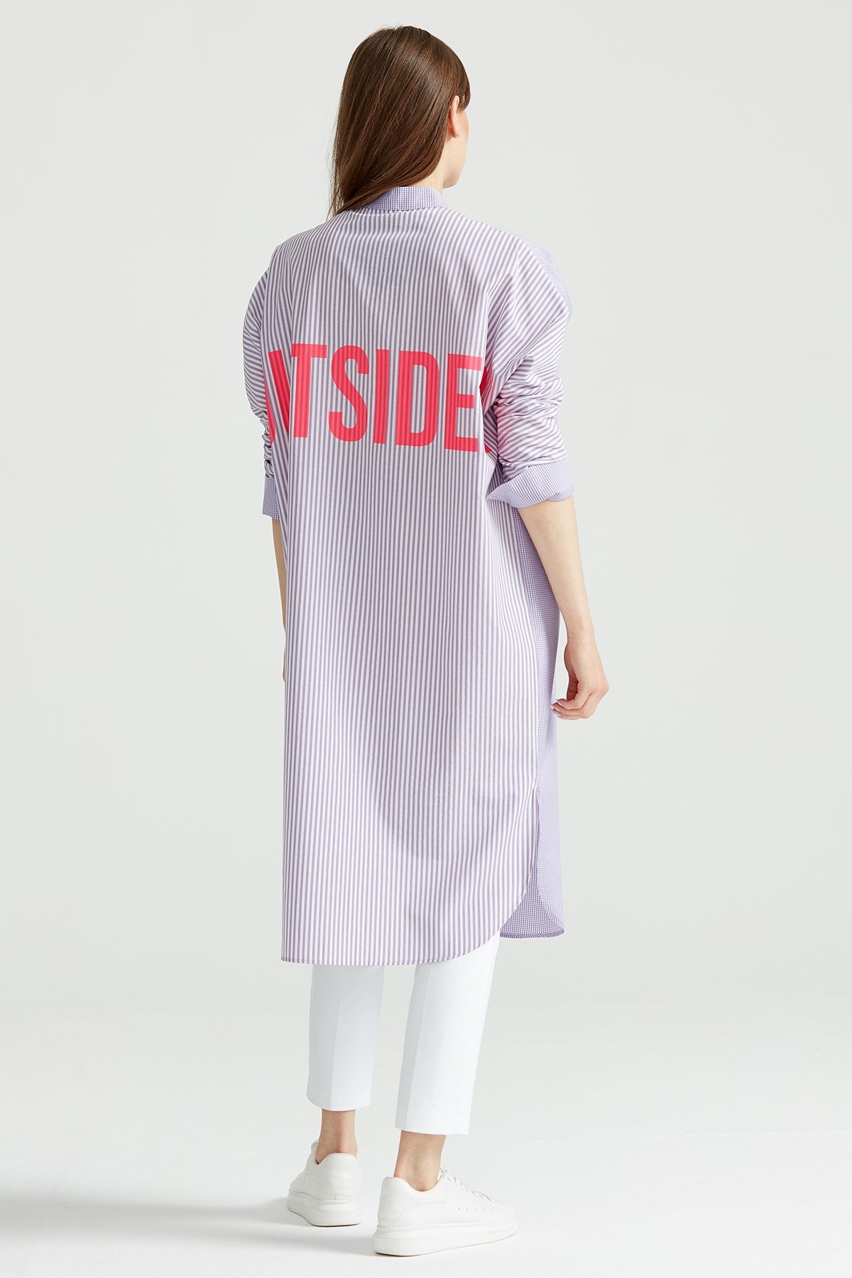 Mix Match Gömlek LİLA