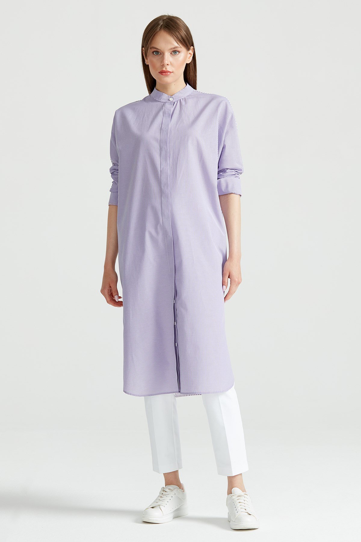 Mix Match Gömlek LİLA