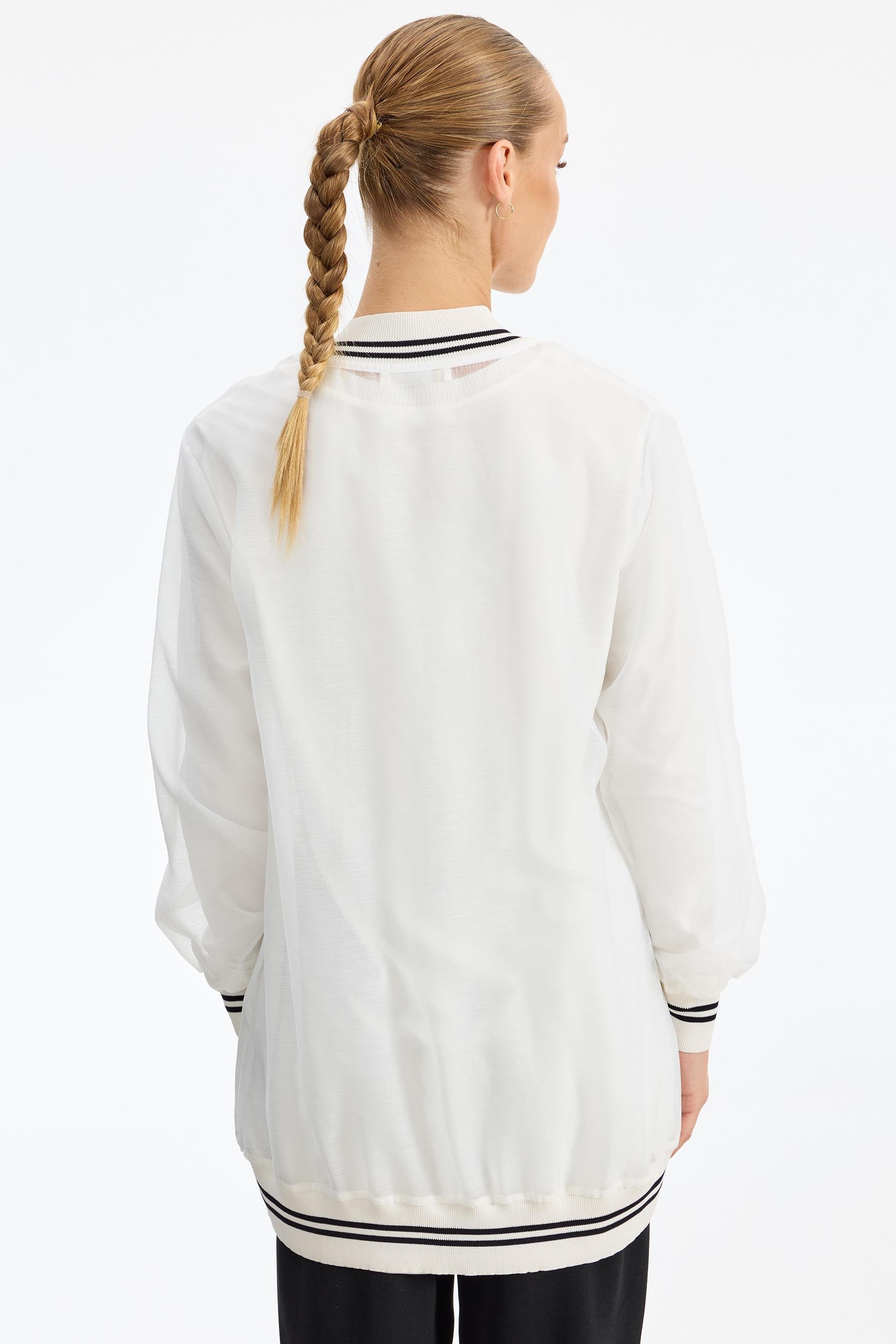 Organze Bomber Mont Takım EKRU