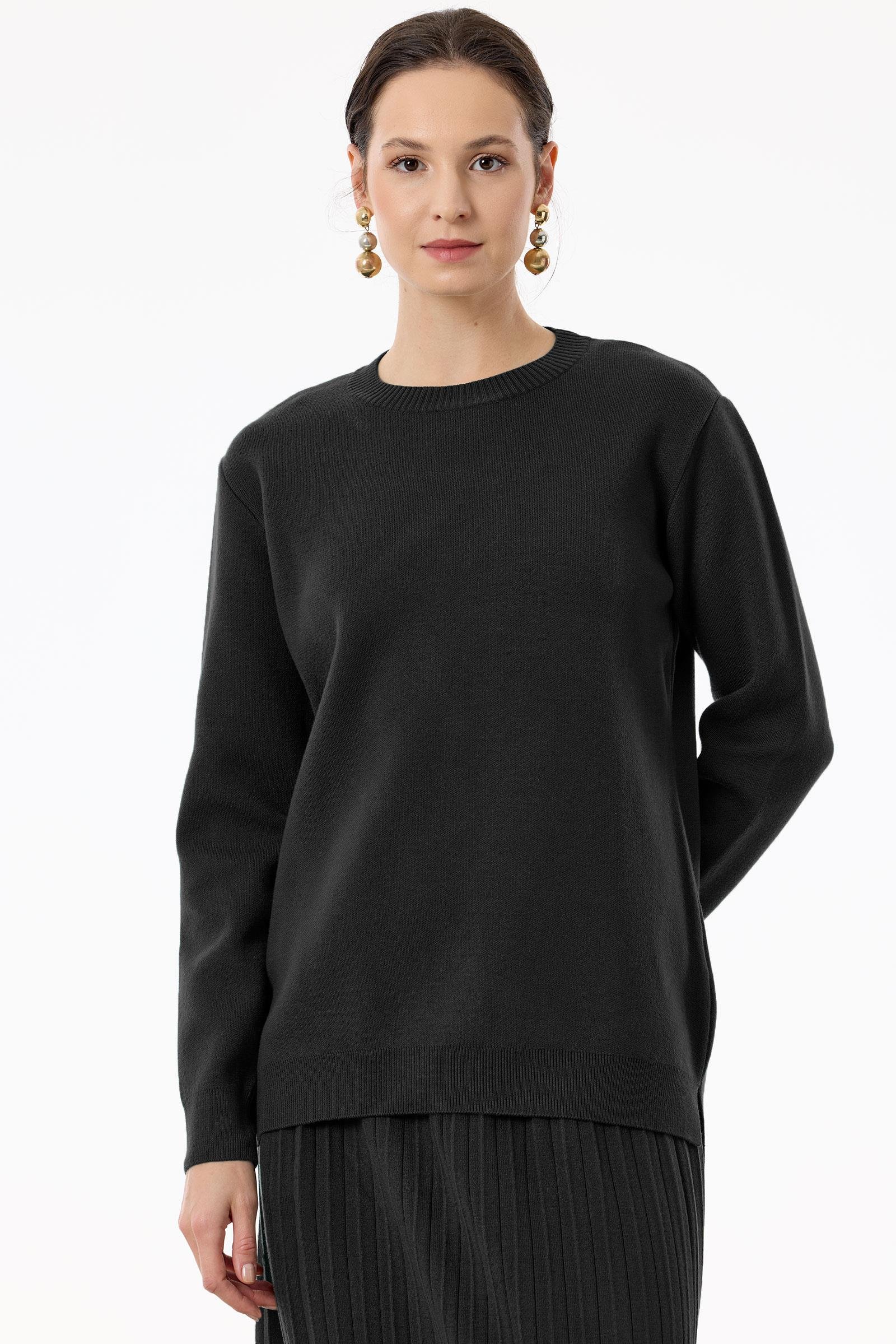 Pileli Etekli Takım SİYAH