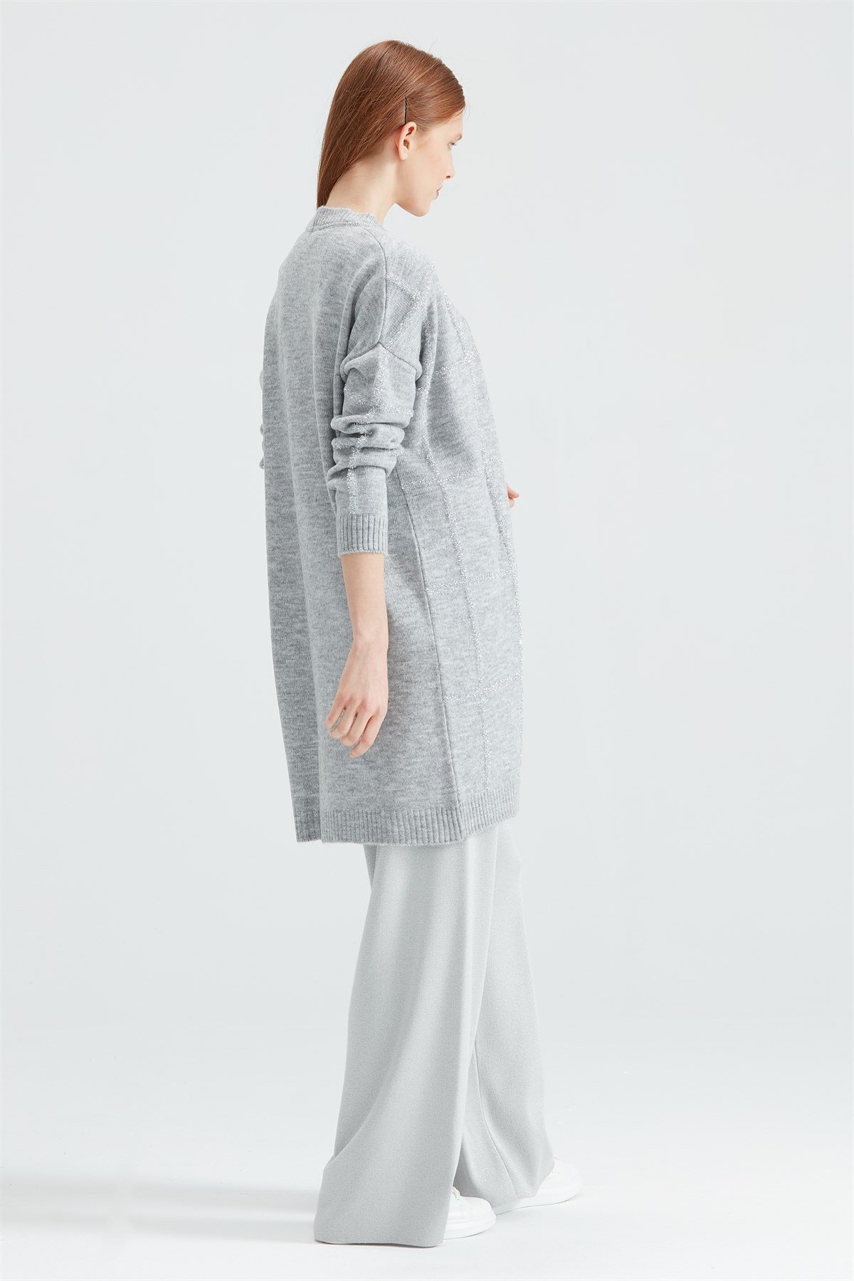 Sim Çizgili Triko Hırka