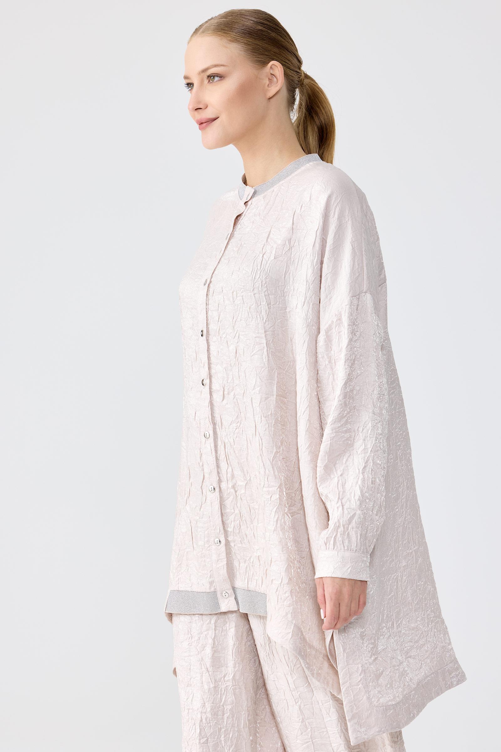 Simli Rİbanalı Kraşlı Pantolonlu Takım BEJ