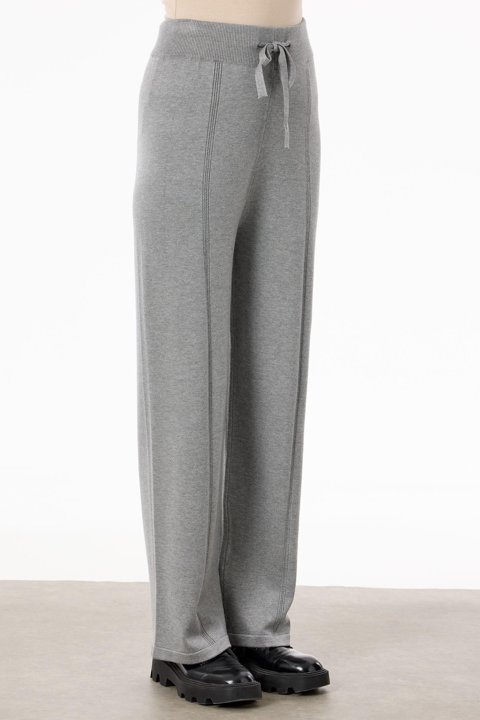 Triko Panço Pantolon Takımı GRİ