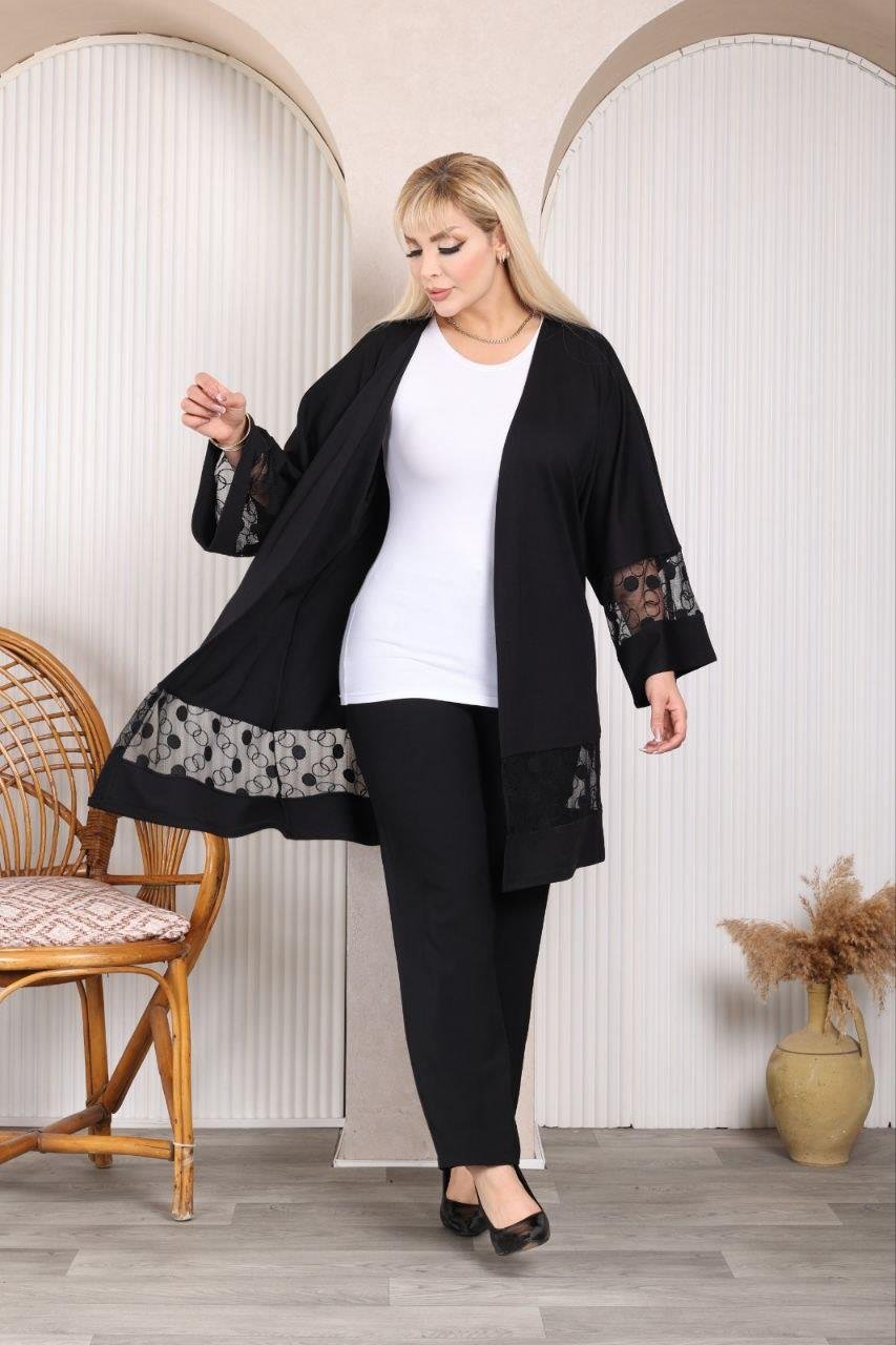 Çelik kumaş hırka 