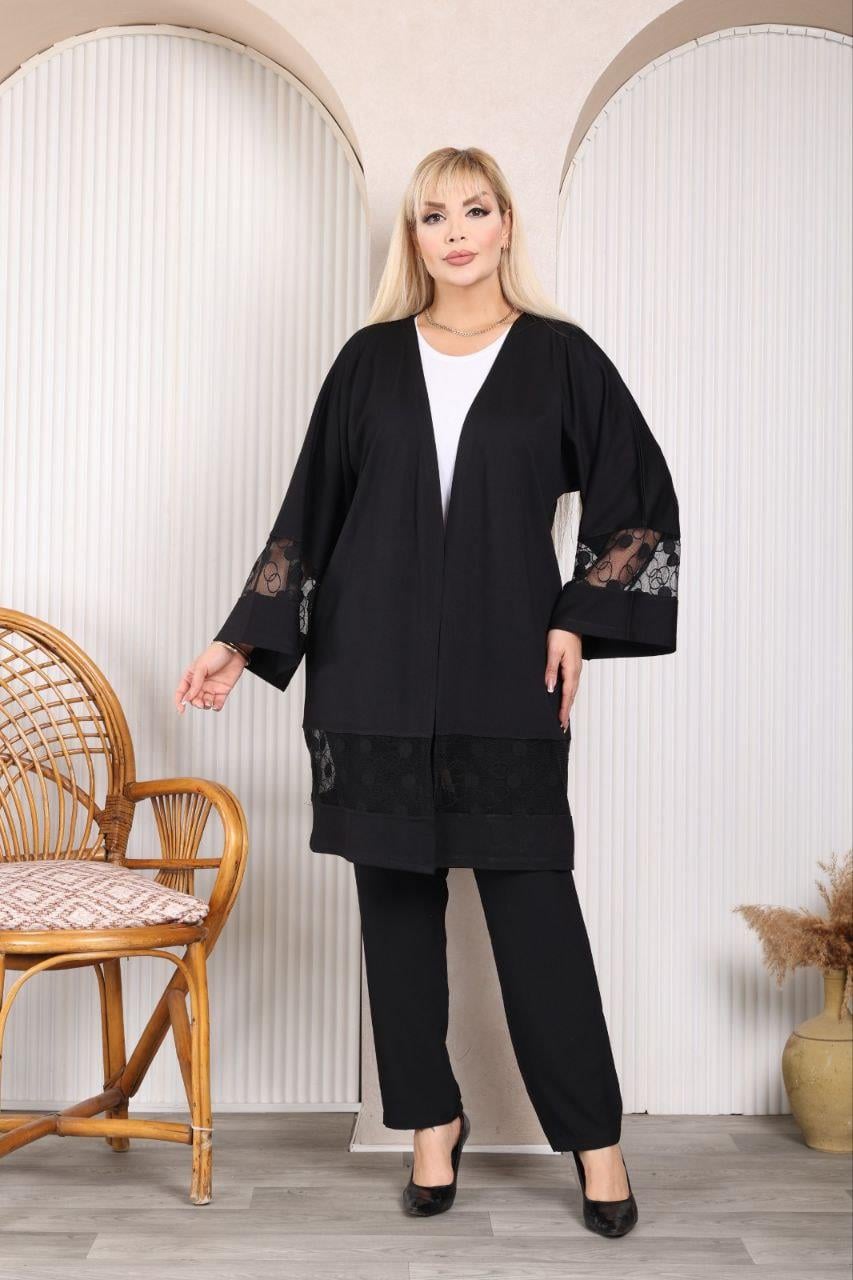 Çelik kumaş hırka 