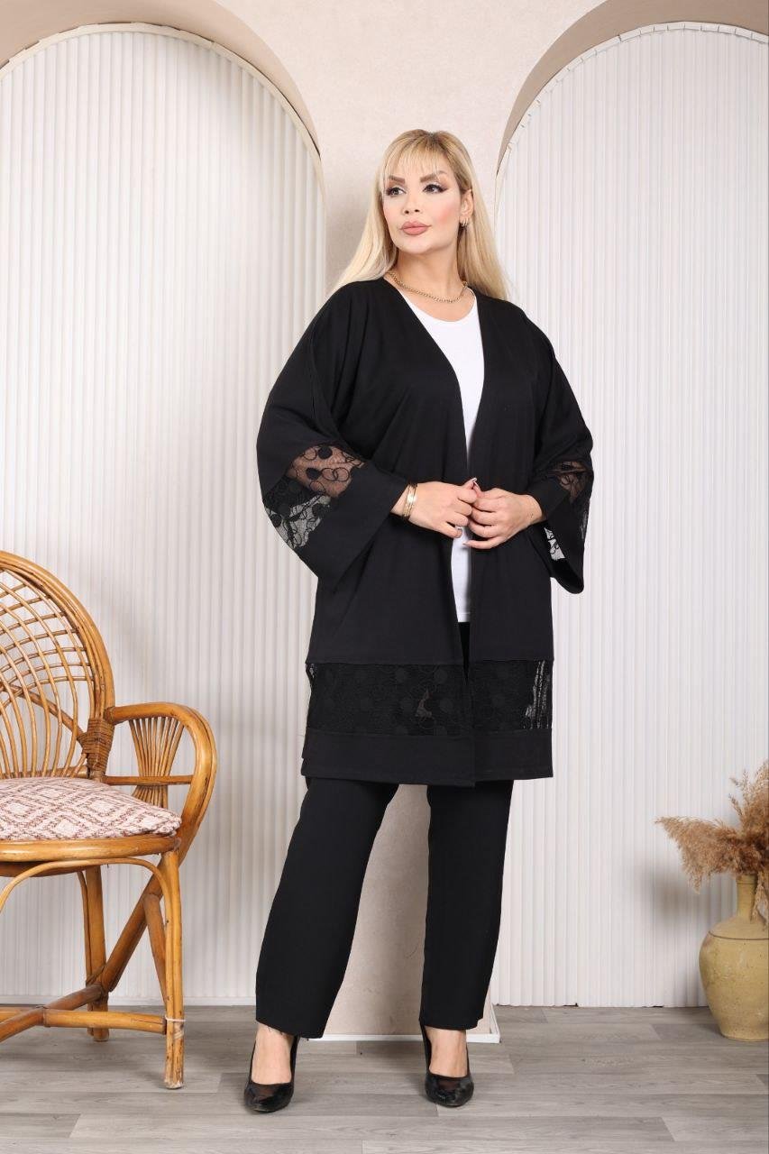 Çelik kumaş hırka 