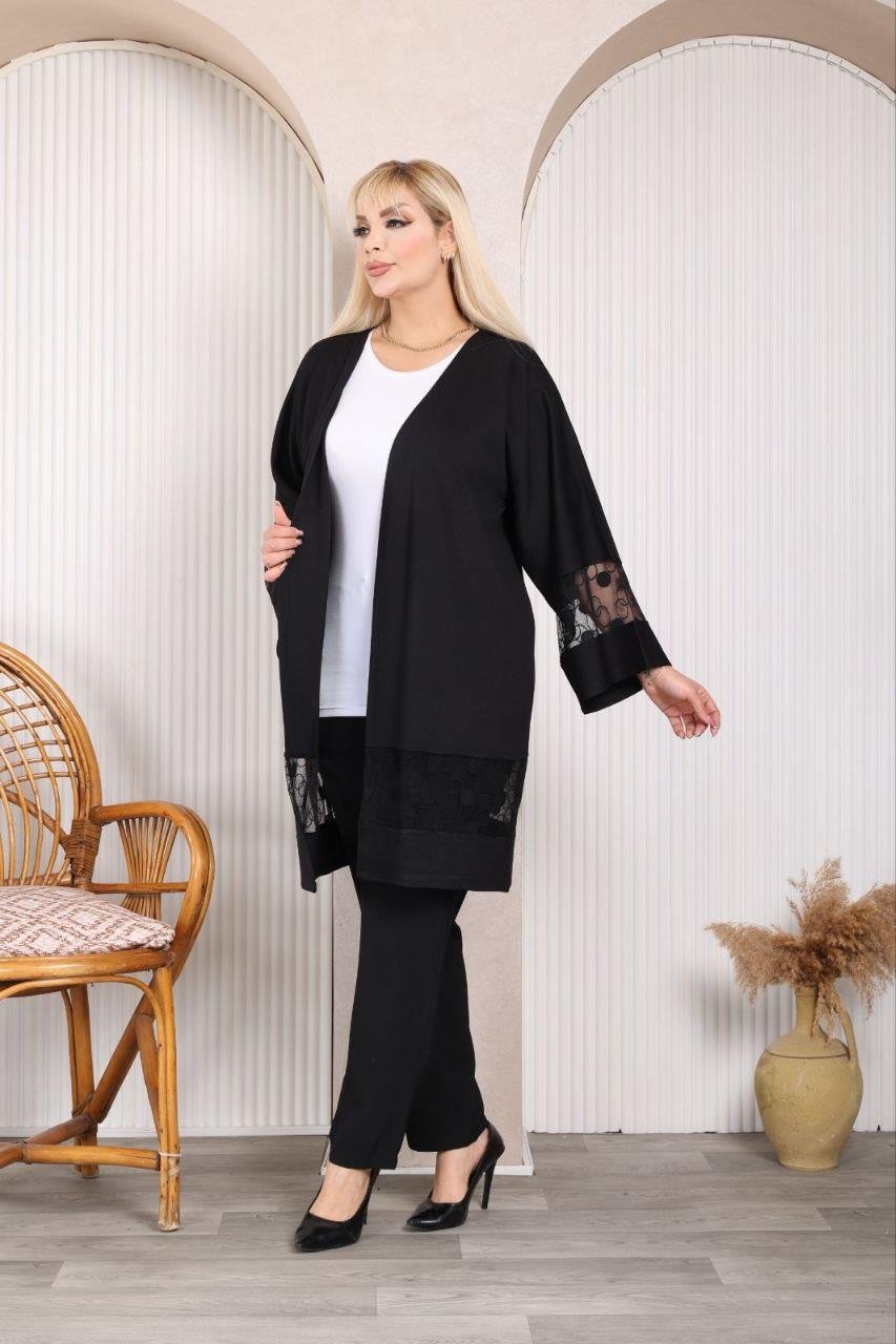 Çelik kumaş hırka 