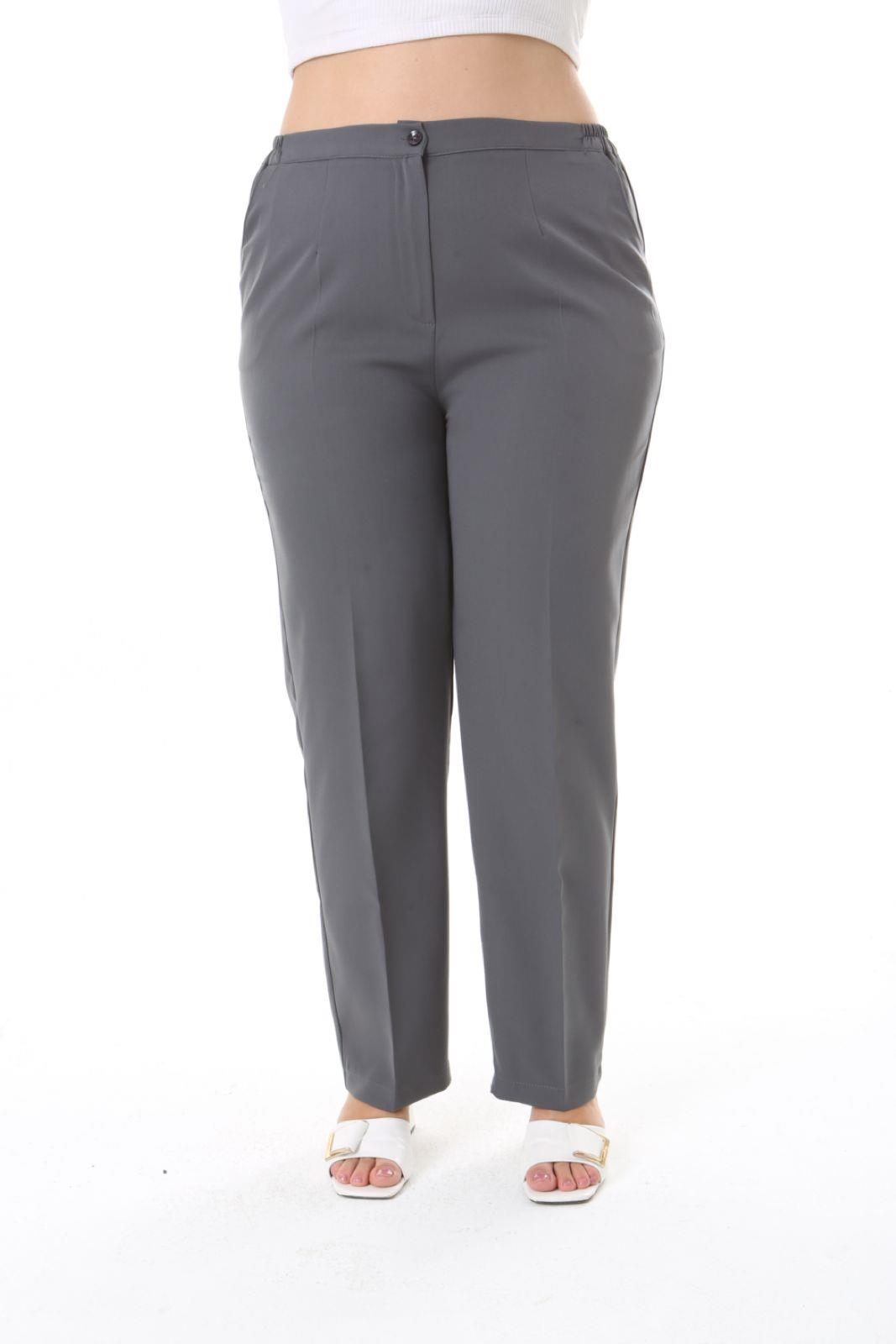 Gri double kumaş pantolon 