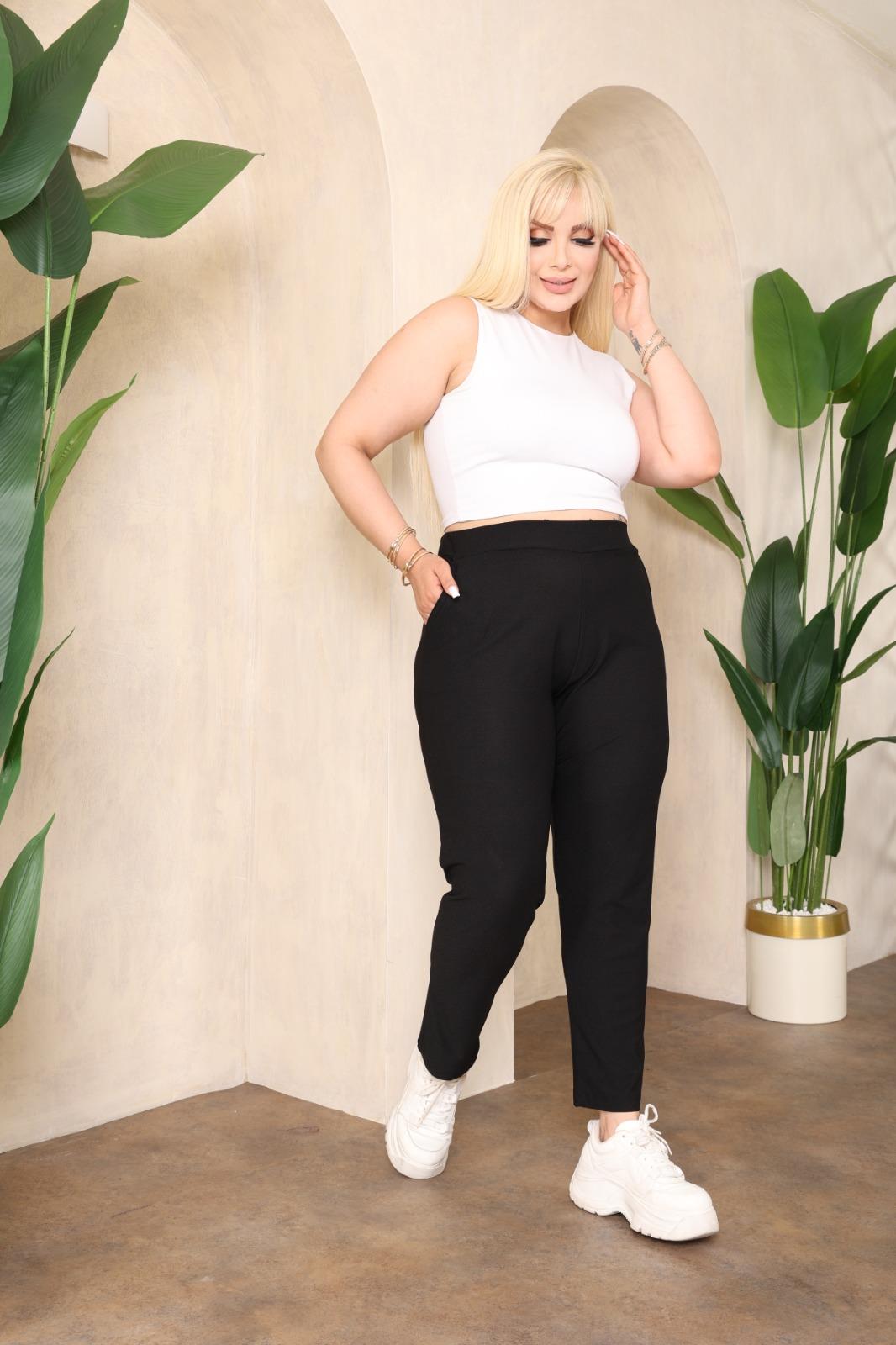 Kalem model siyah pantolon 