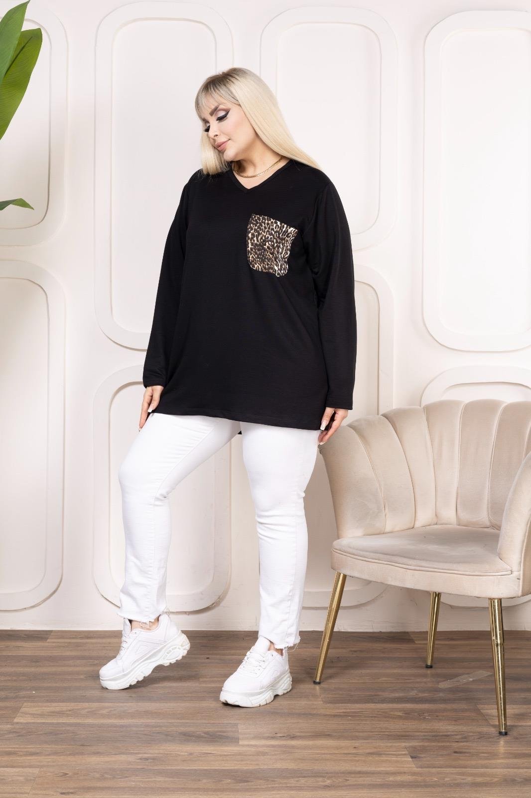 Leopar cepli bluz
