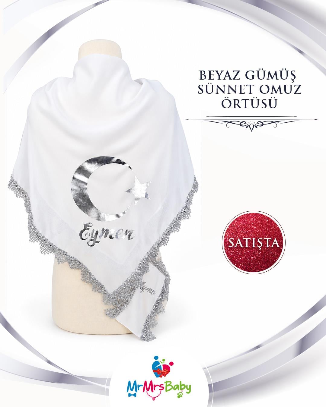 Beyaz Gümüş Mega Sünnet Kına Seti