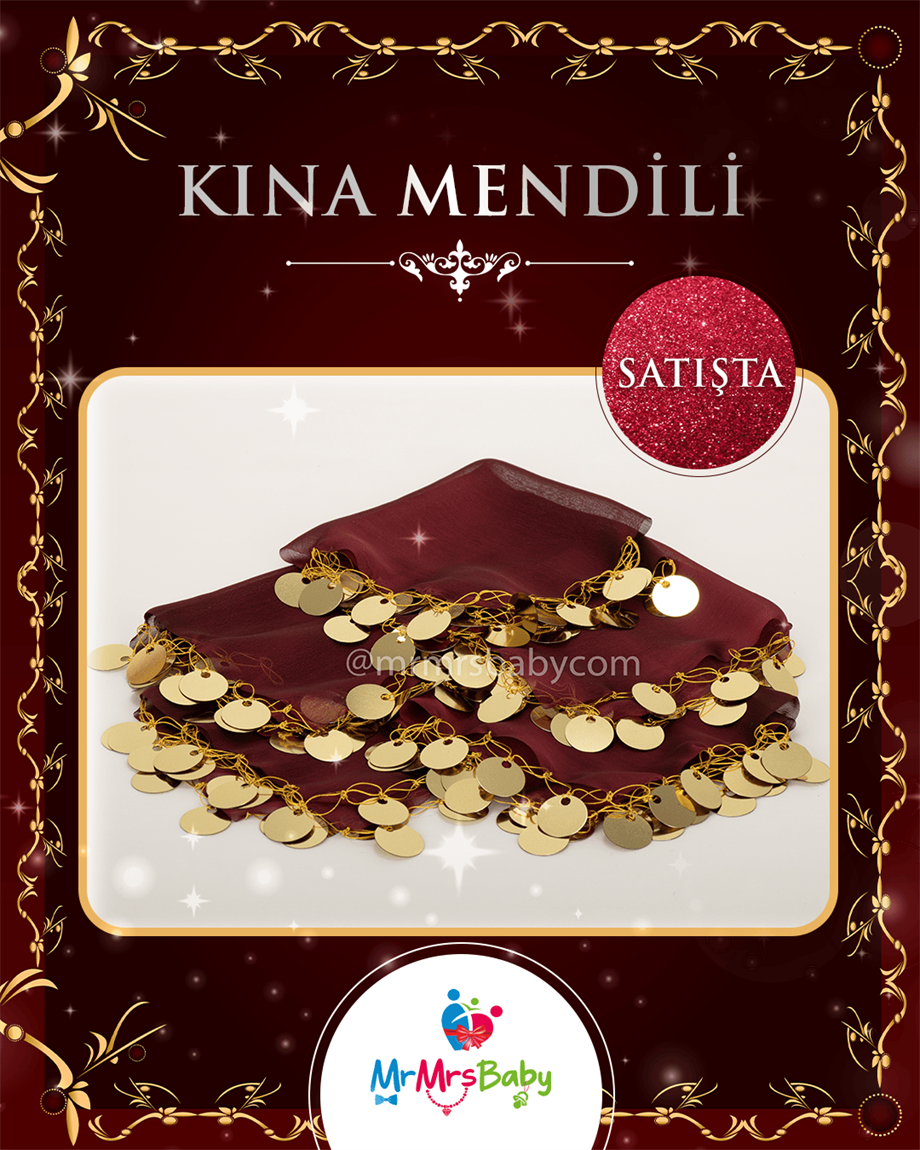 Bordo Gold Kına Seti
