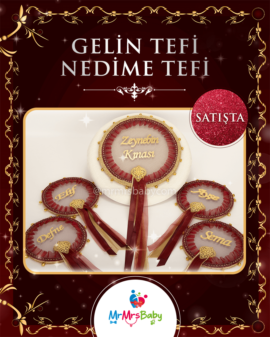Bordo Gold Kına Seti