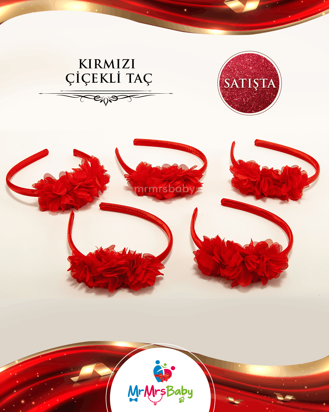 Kırmızı Gold 6 Ay Kınası Seti