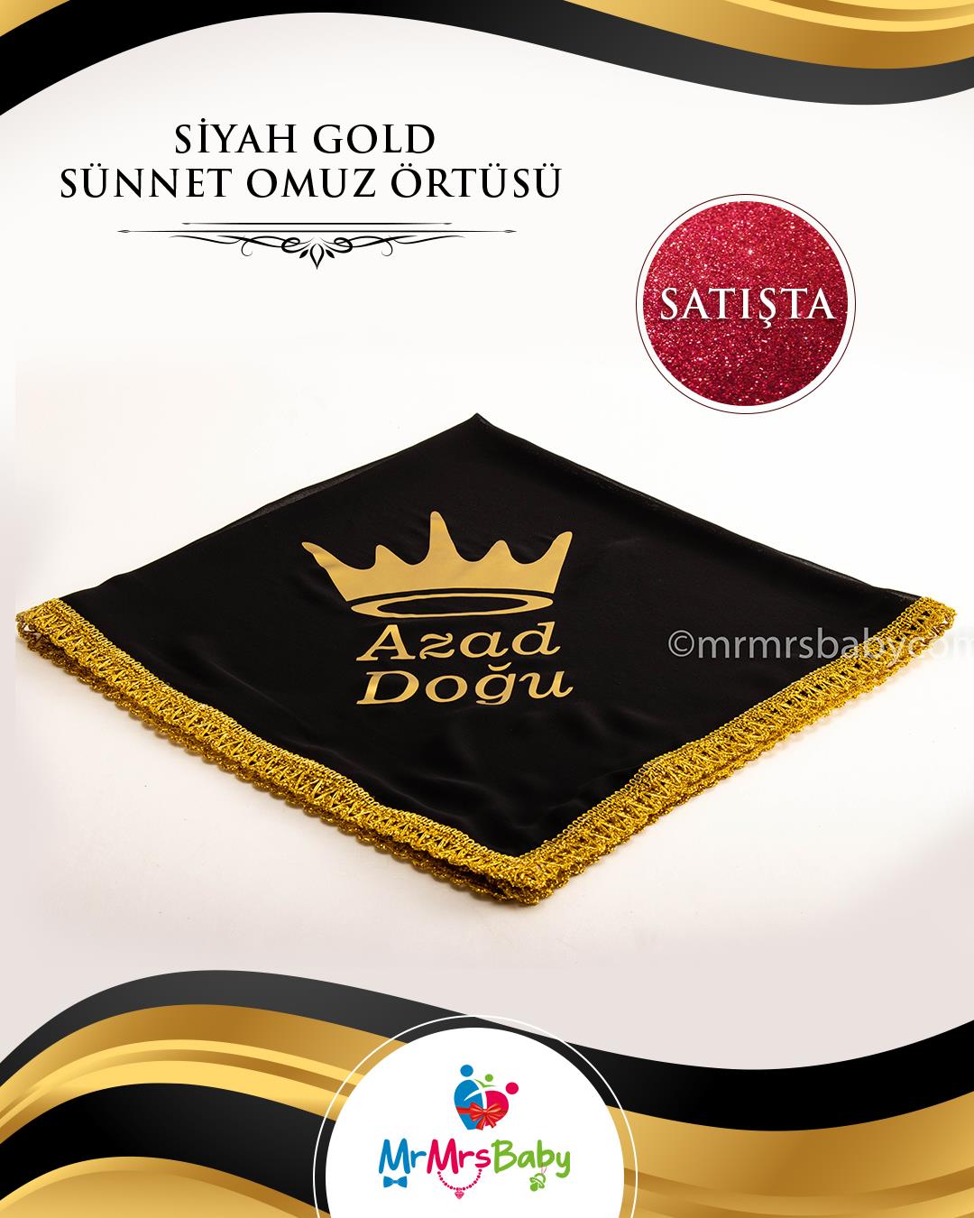 Siyah Gold Sünnet Kına Seti