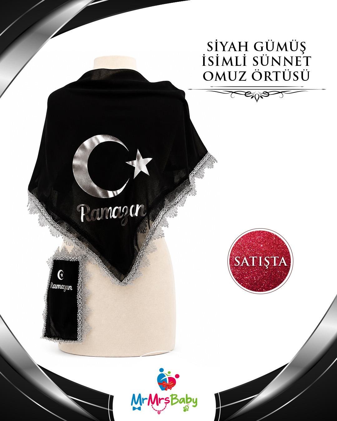 Siyah Gümüş Mega Sünnet Kına Seti