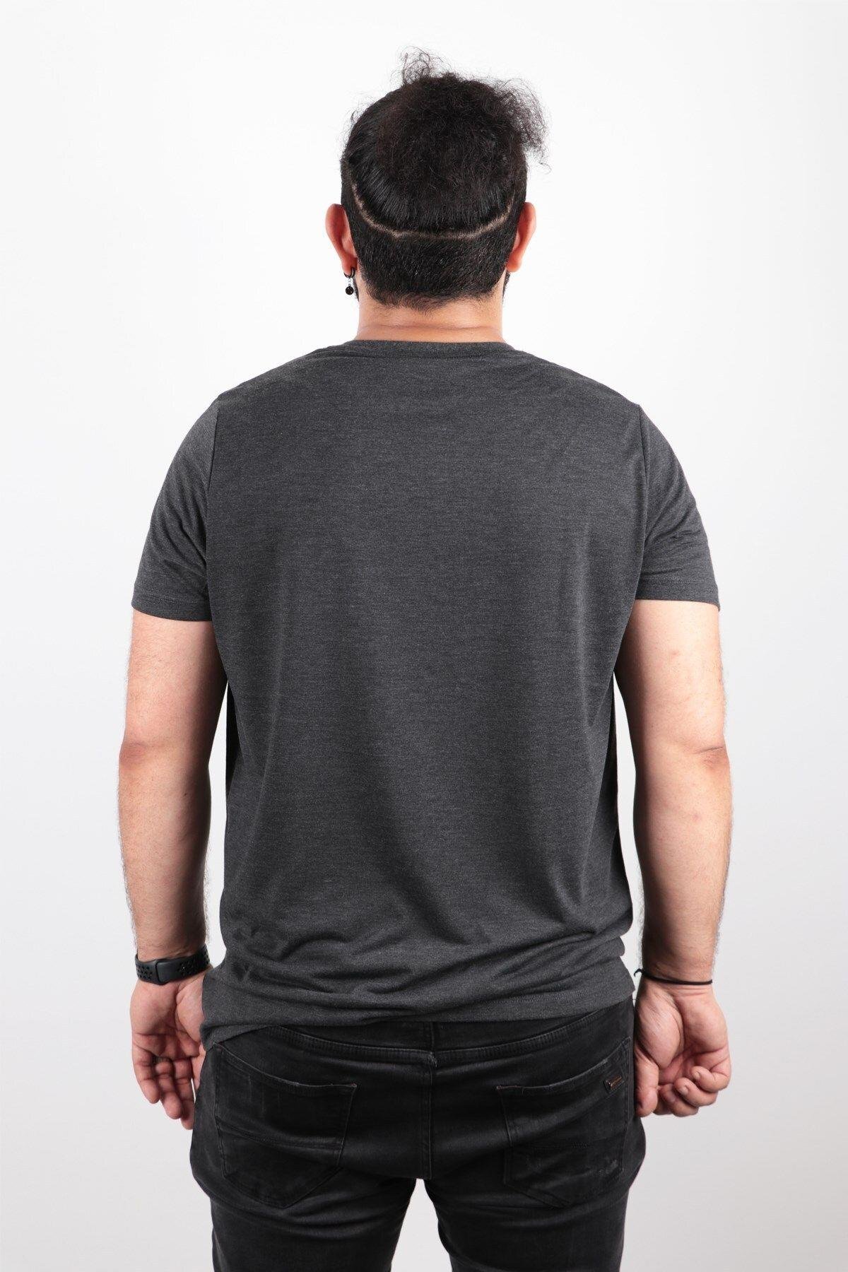 Büyük Beden Basic T-shirt %100 Pamuk Tişört